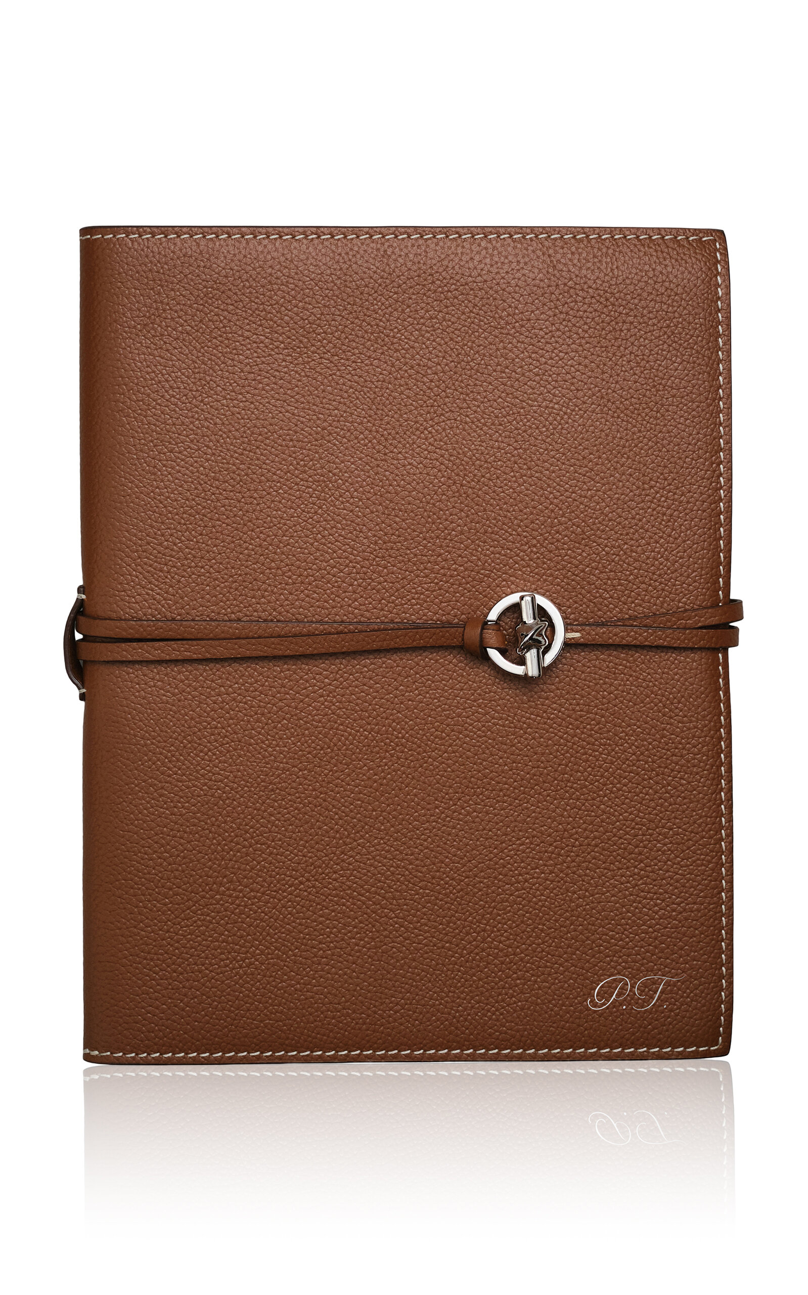 Memoire Mémoire - Personalized Devon Leather Notebook; Classic - Tan