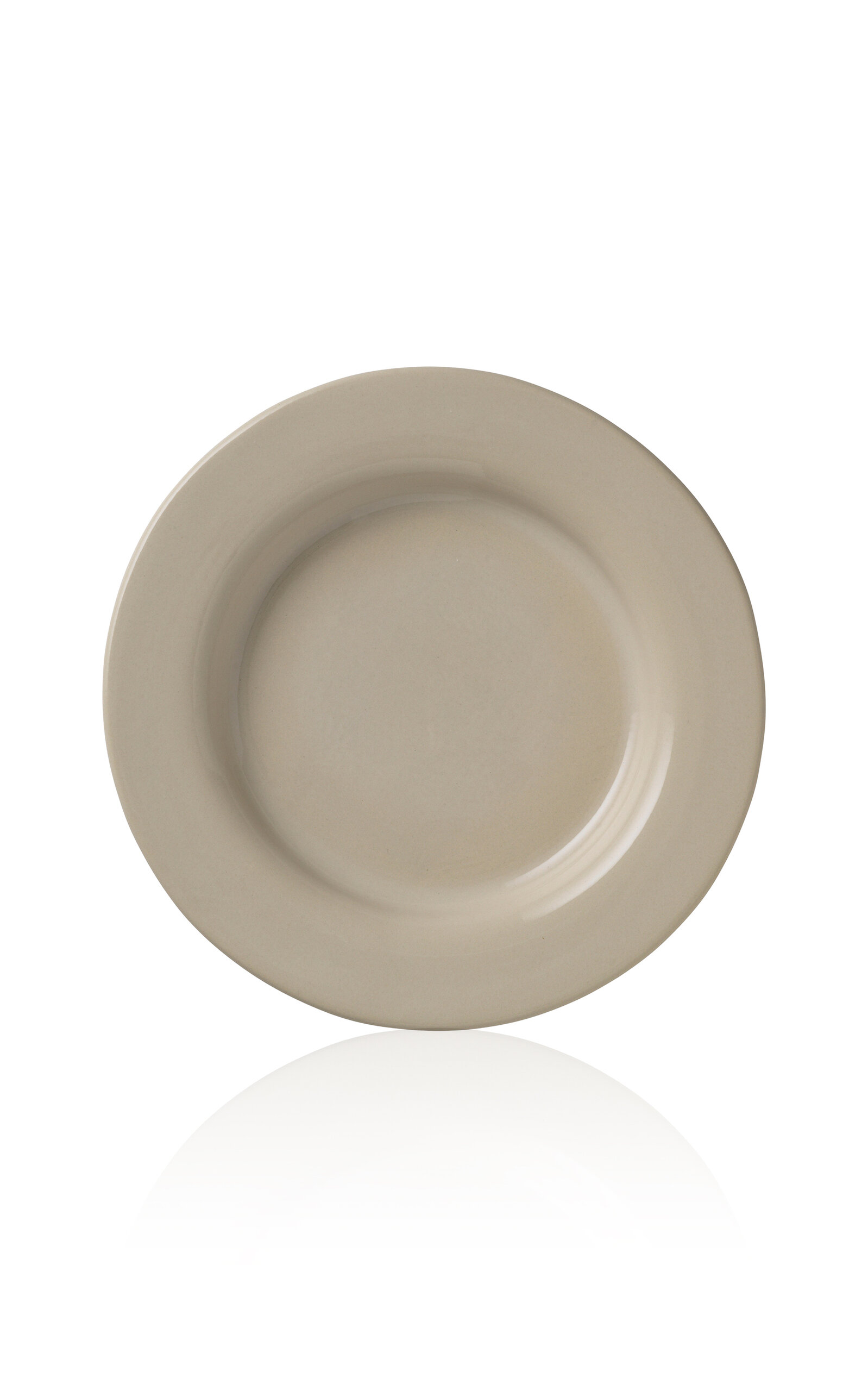 Louise Roe - S.r. Hand Turned Ceramic; Lunch Plate - White