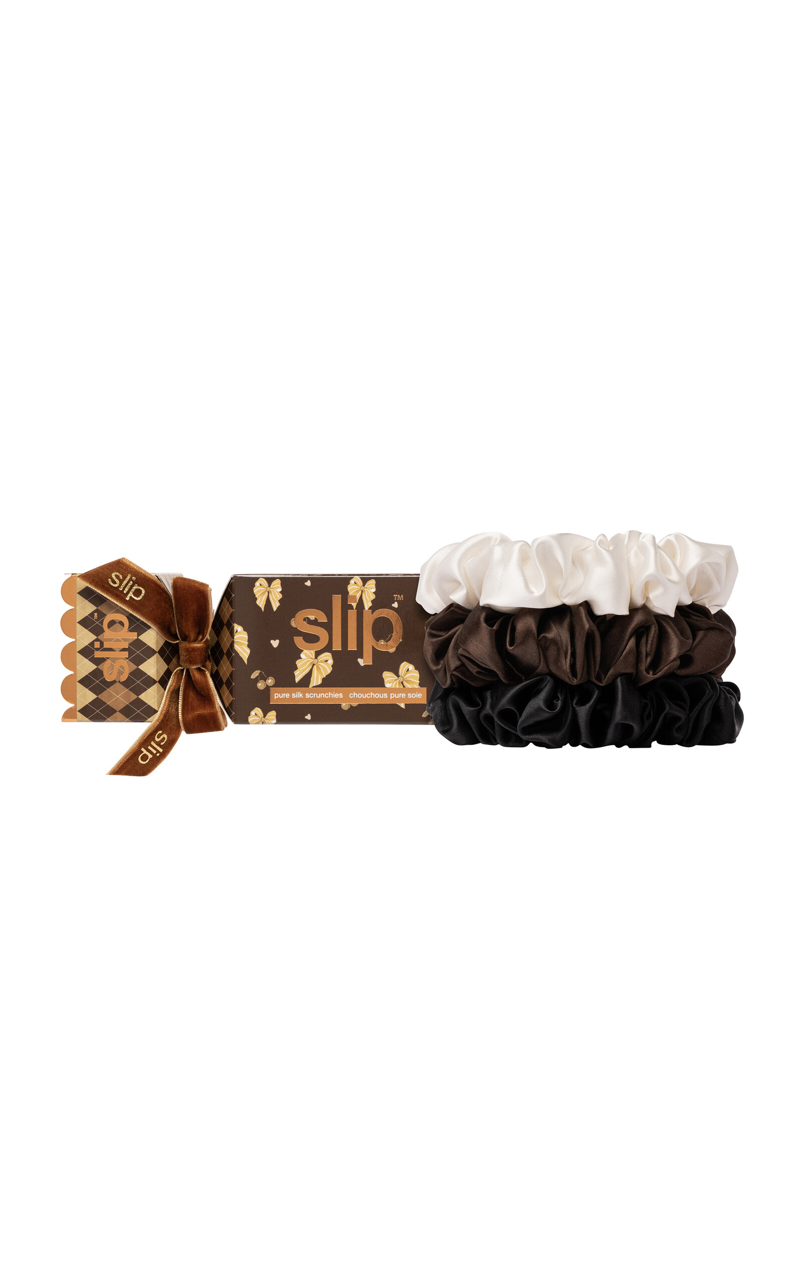 Slip - Large Scrunchie Cracker - Brown - OS - Moda Operandi