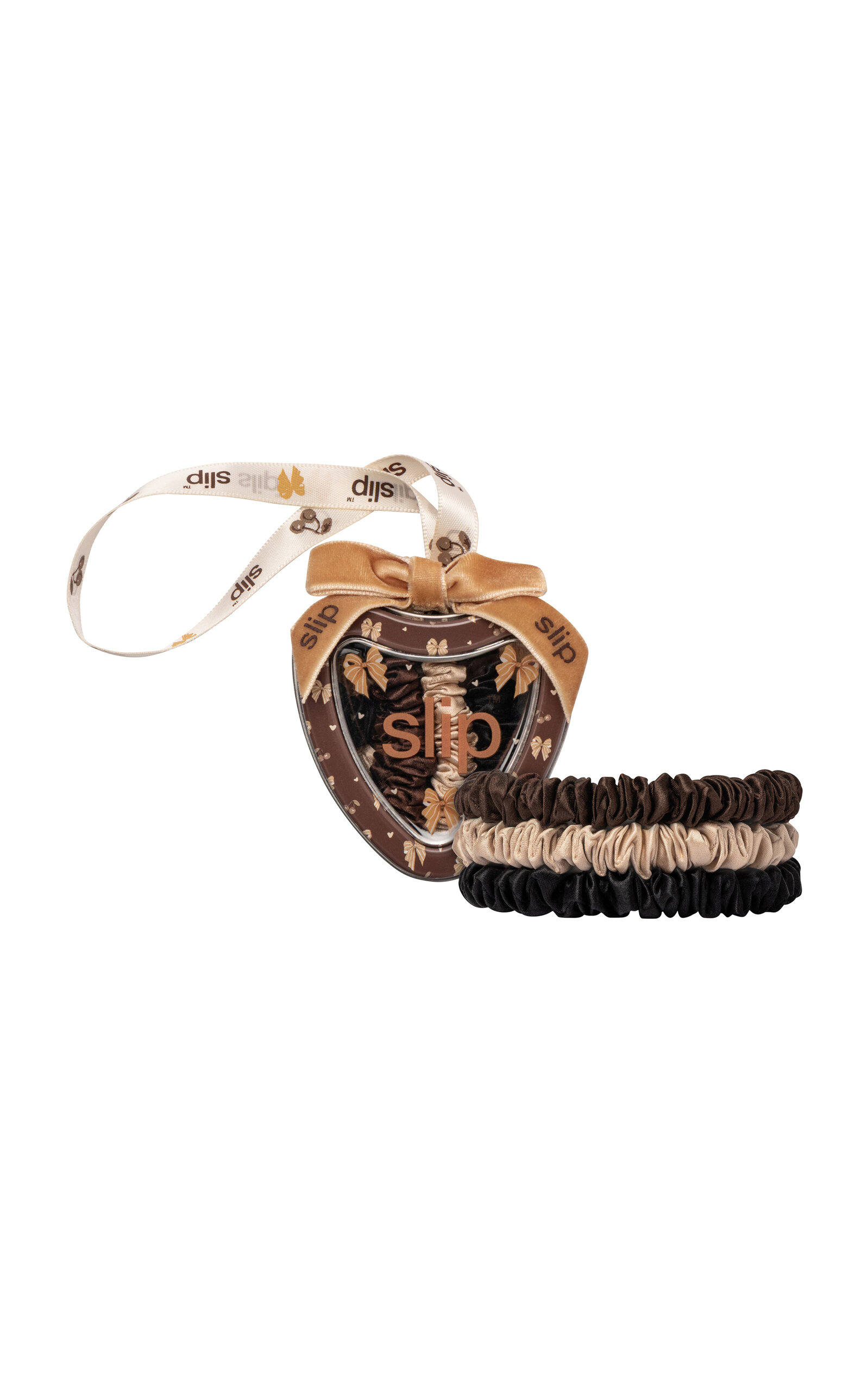 Slip - Silk Skinny Scrunchie Ornament - Multi - OS - Moda Operandi