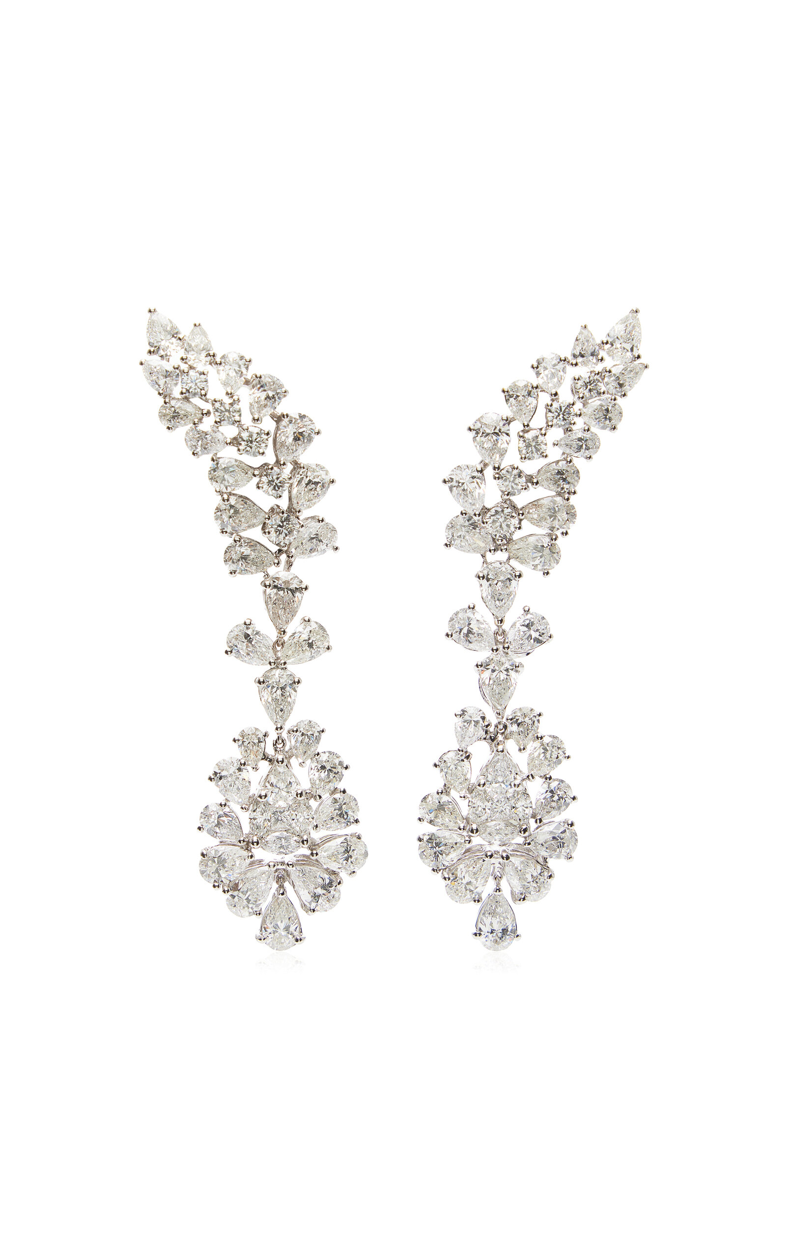 Yessayan - 18K White Gold Diamond Earrings - White - OS - Moda Operandi - Gifts For Her