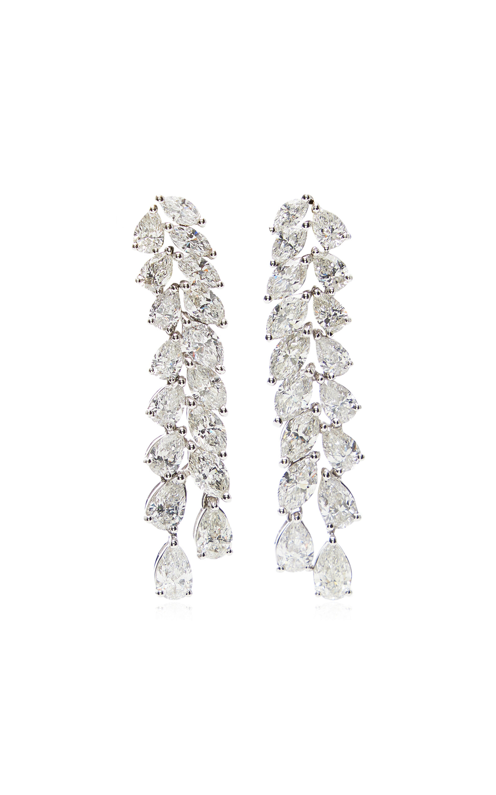 Yessayan - 18K White Gold Diamond Earrings - White - OS - Moda Operandi - Gifts For Her