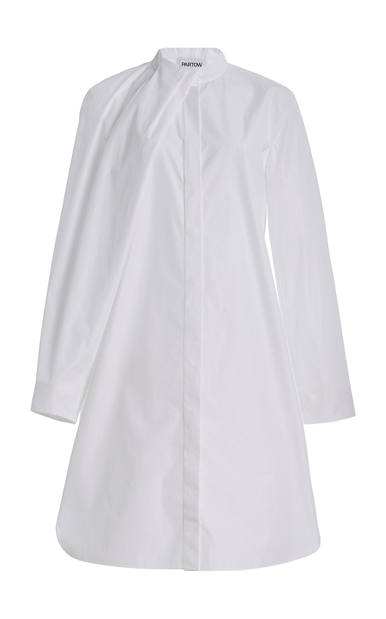 Partow Laia Cotton Mini Shirt Dress - Moda Operandi