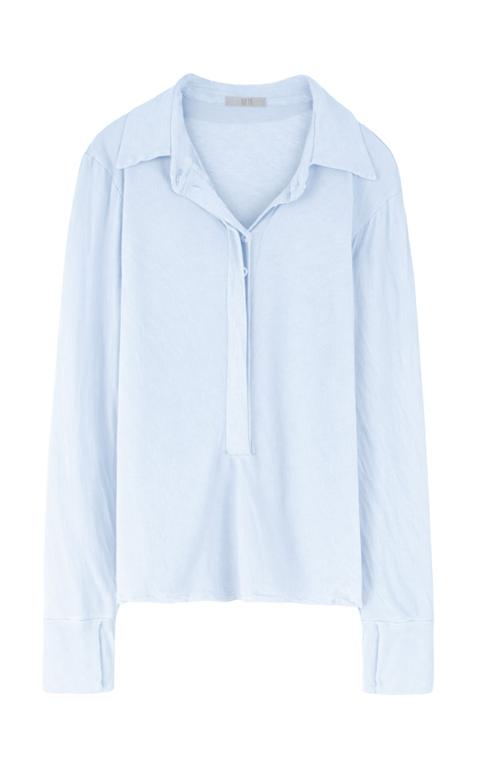 All Three Luma Cotton Shirt In Blue