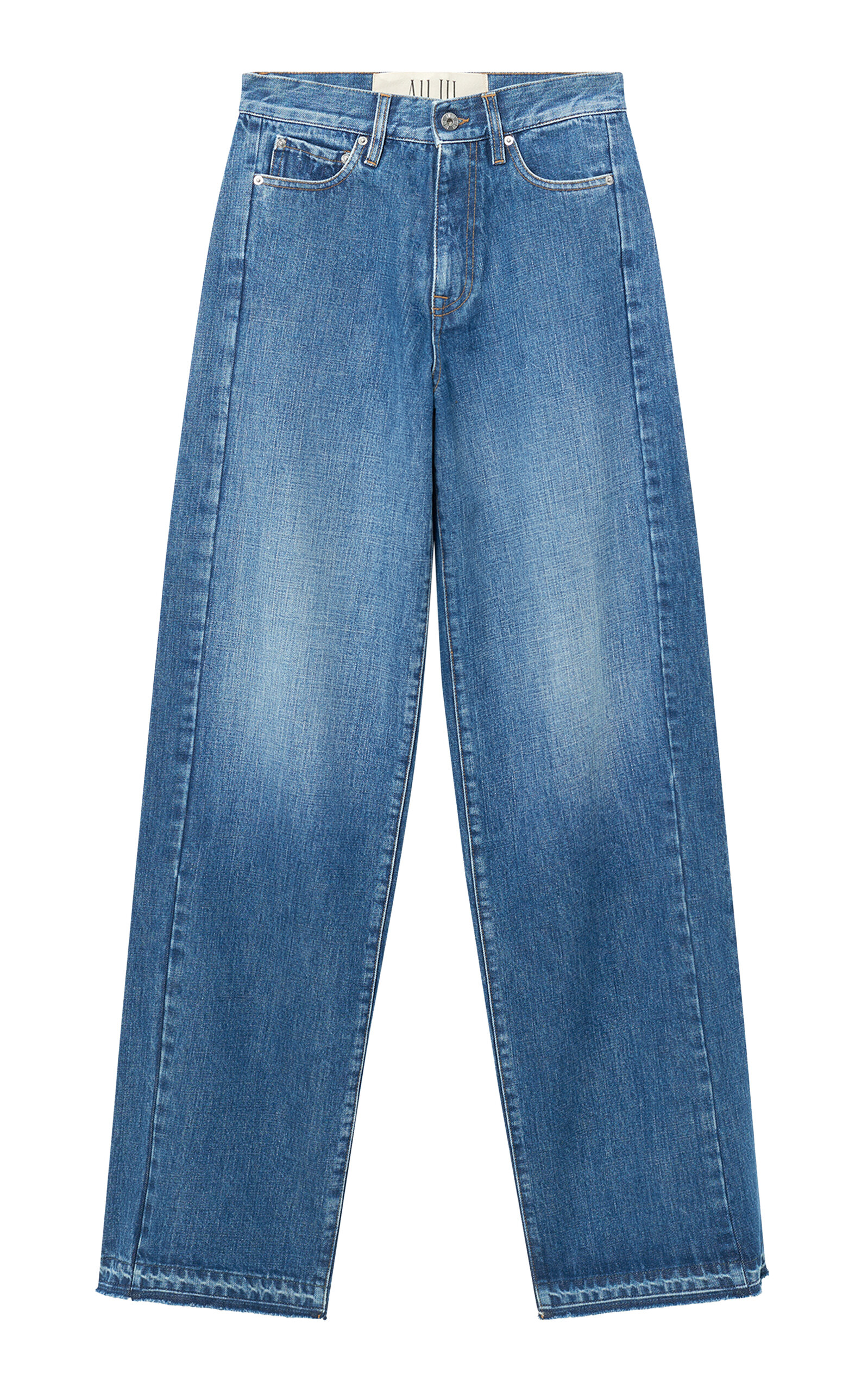 All Three Ronny Low-rise Relaxed Straight-leg Jeans In Blue