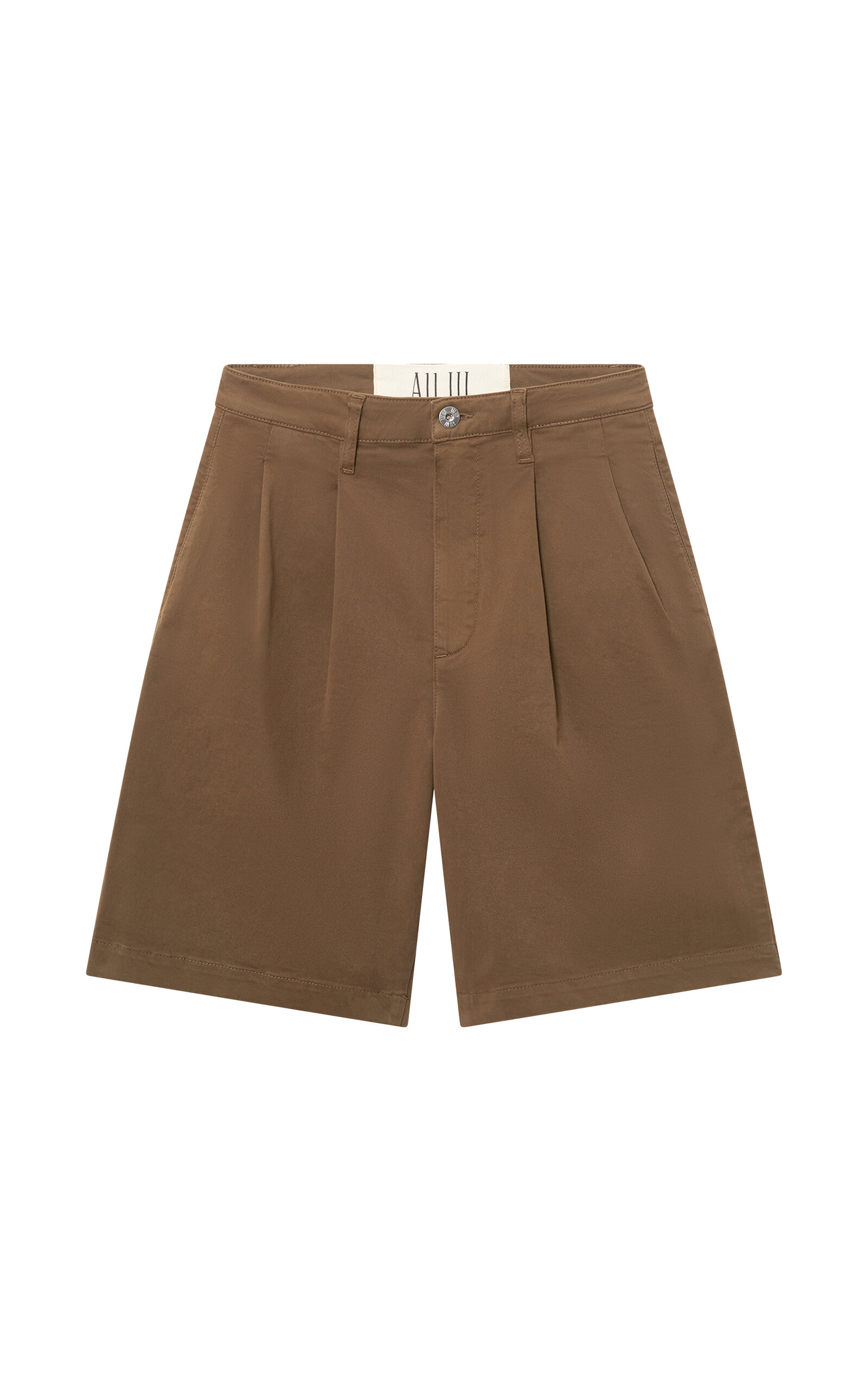 All Three Tor Twill Shorts In Brown