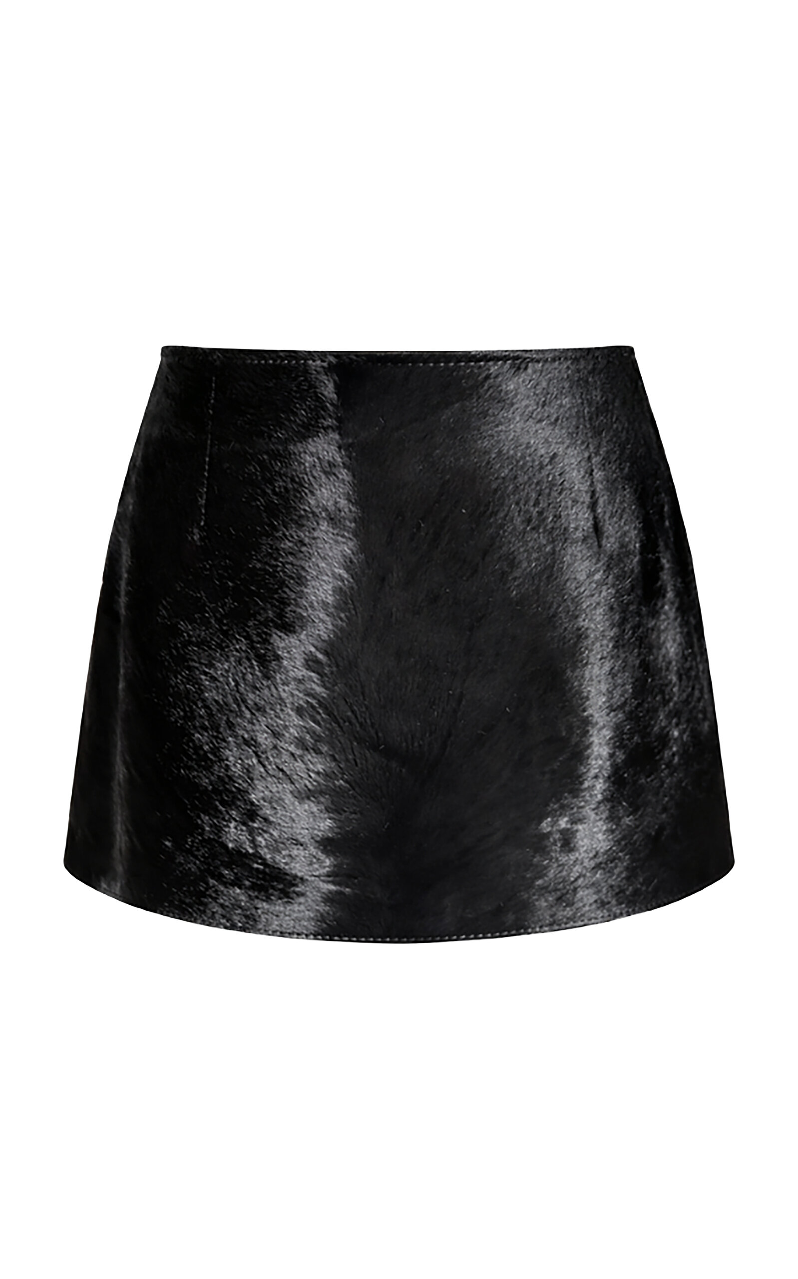 Zut The Jackie Leather Mini Skirt In Black