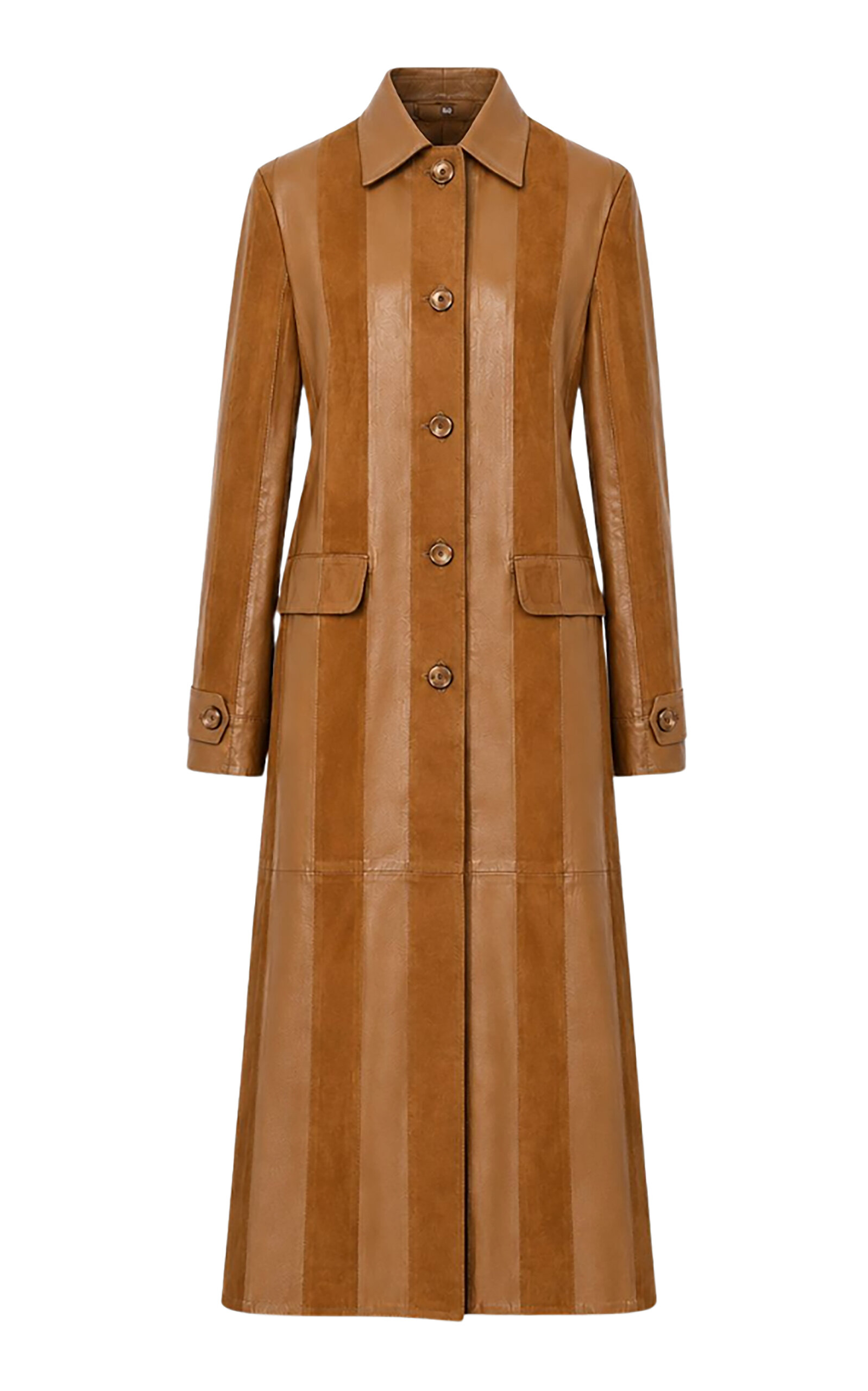 Zut The Beacon Suede Coat In Tan