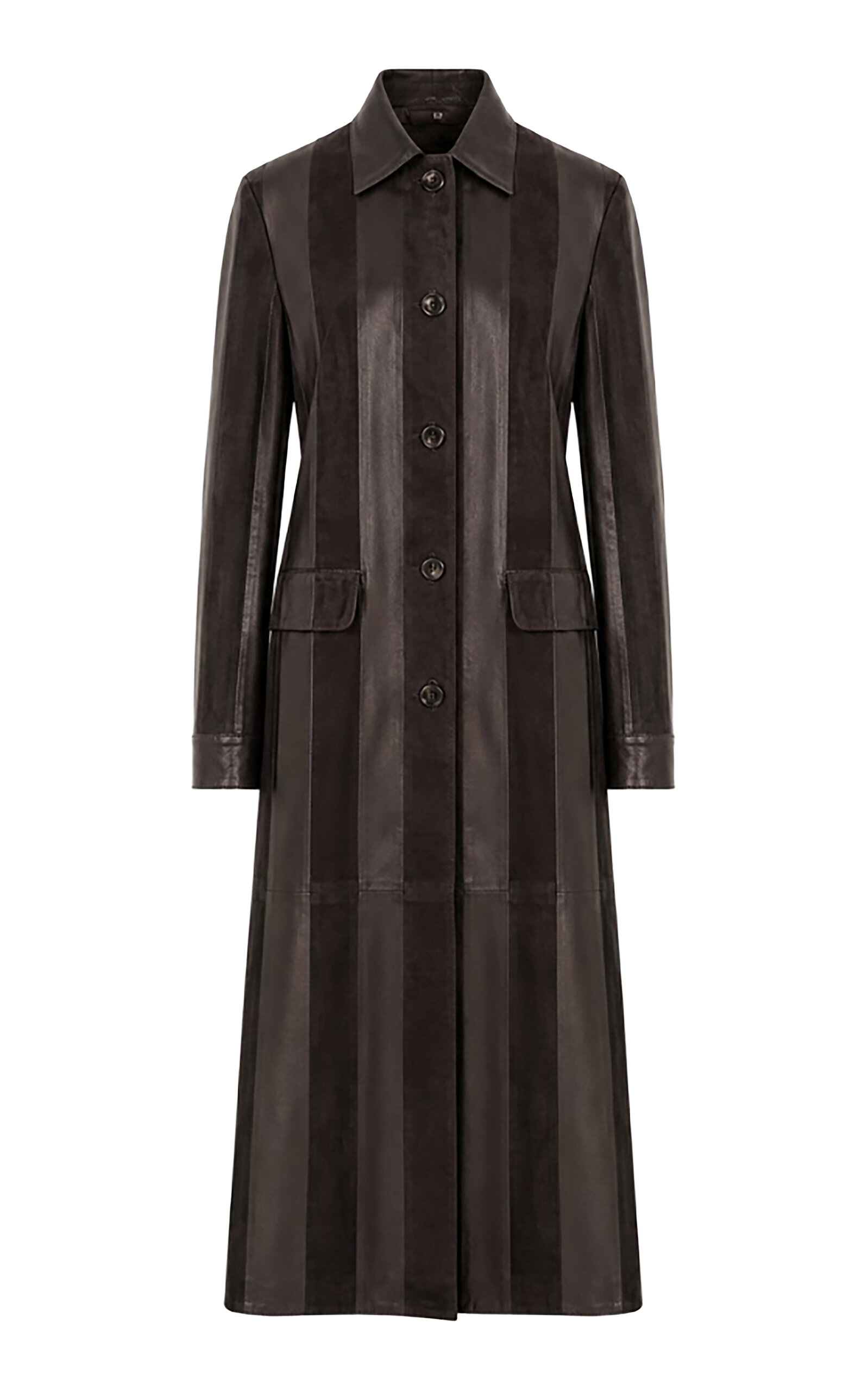 Zut The Beacon Suede Coat In Brown