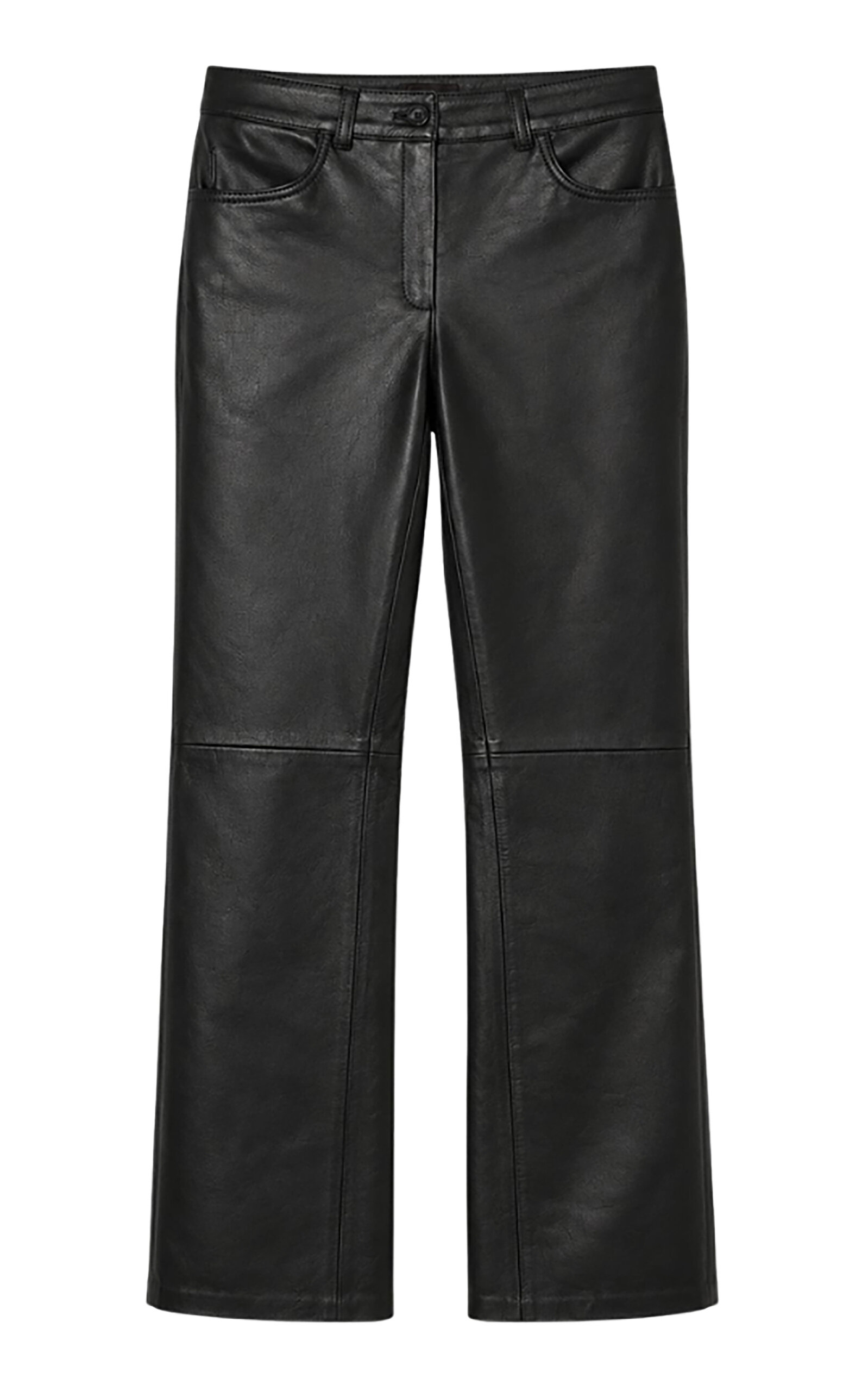 Zut The Astor Leather Pants In Black