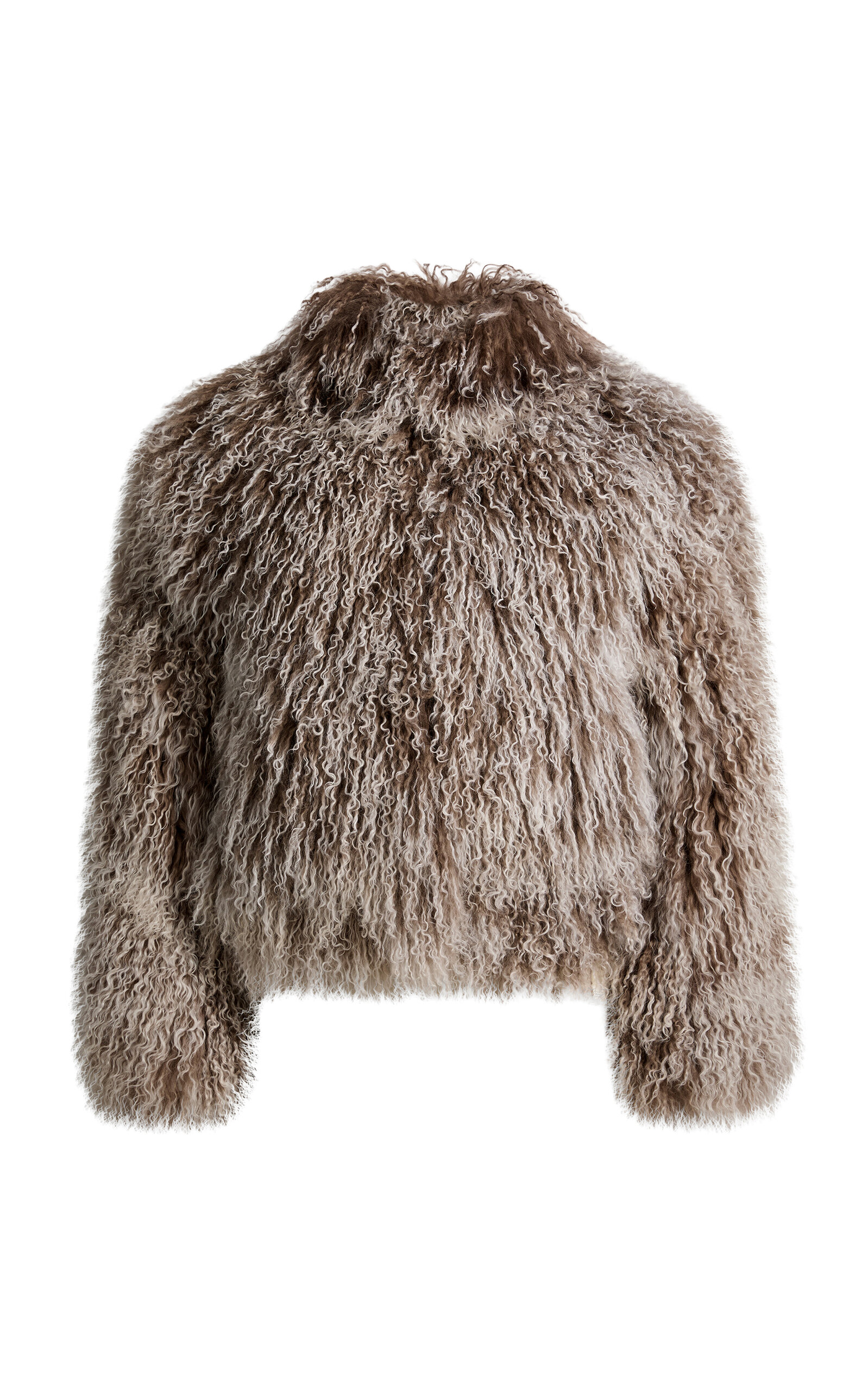 Ducie Rochelle Shearling Jacket In Taupe