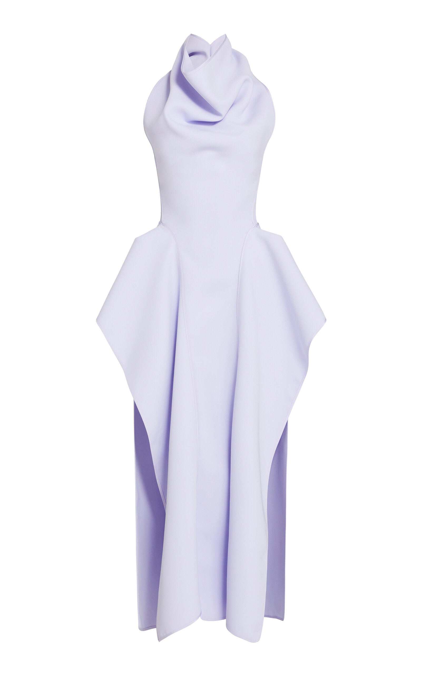 Maticevski Sacred Midi Dress In Purple
