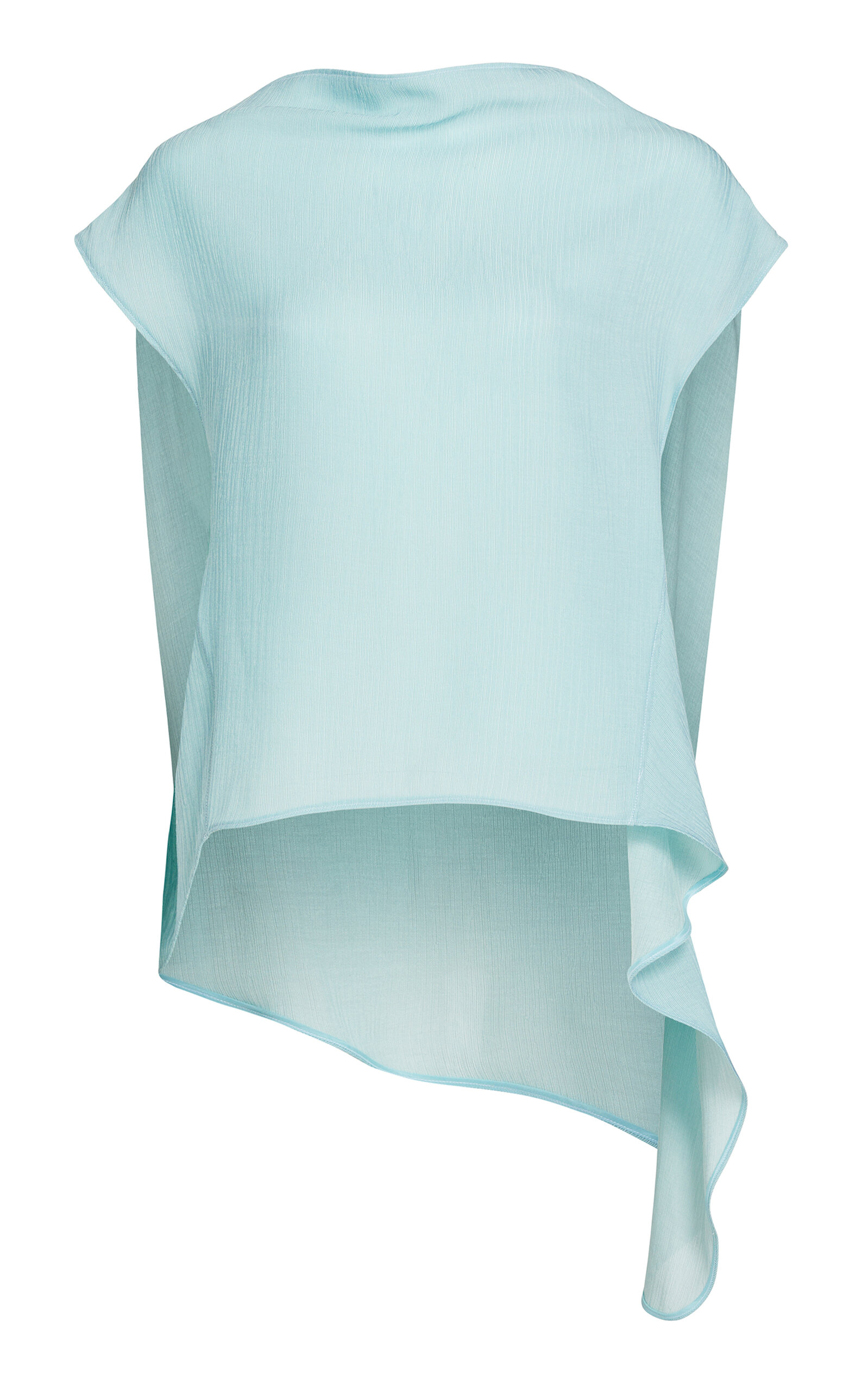 Maticevski Temple Blouse In Turquoise