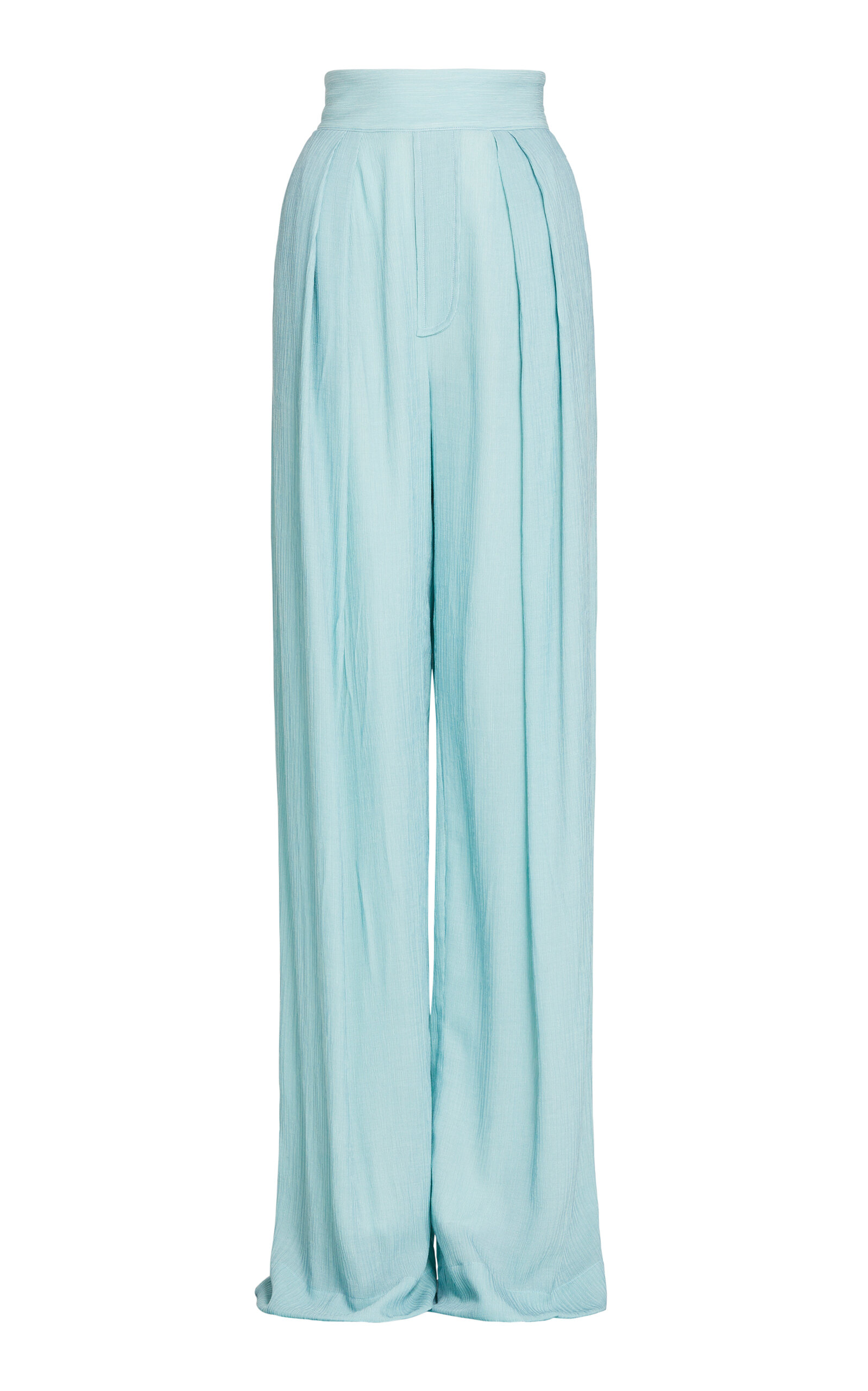 Maticevski Reason Relaxed Pants In Turquoise