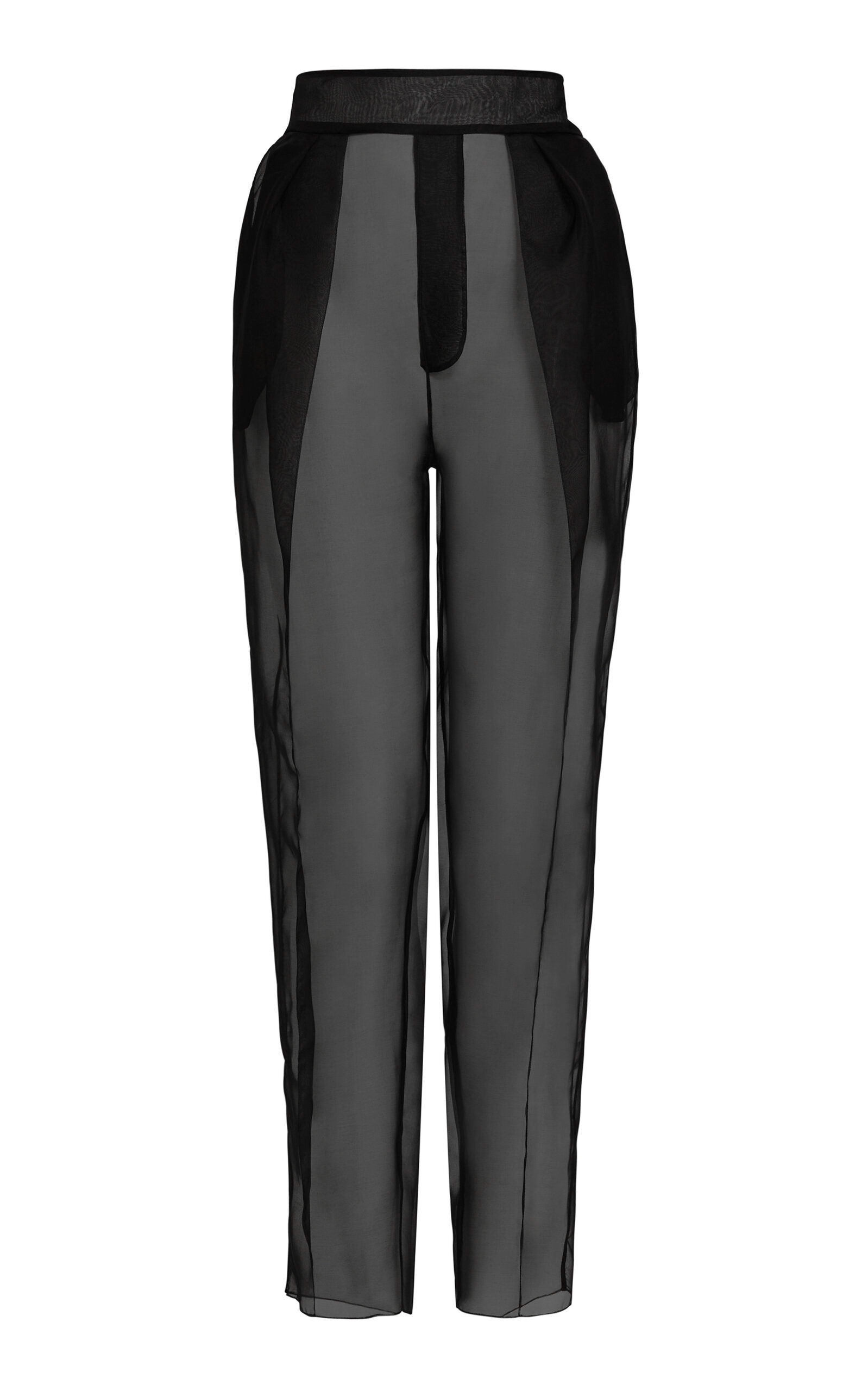 Maticevski Confide Silk Pants In Black