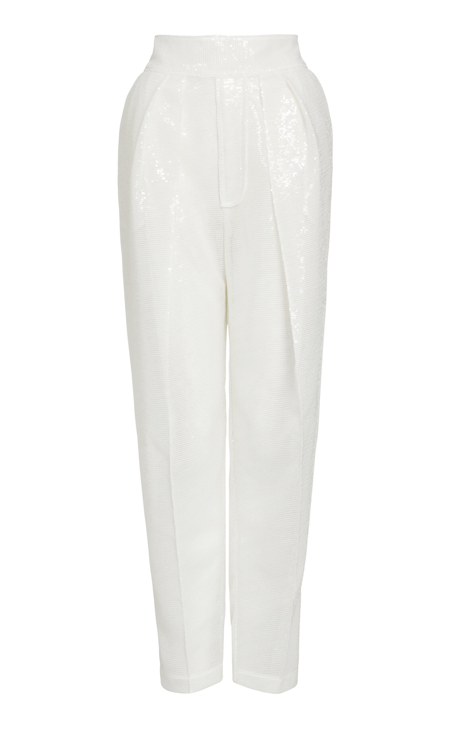 Maticevski Confide Sequined Pants In White