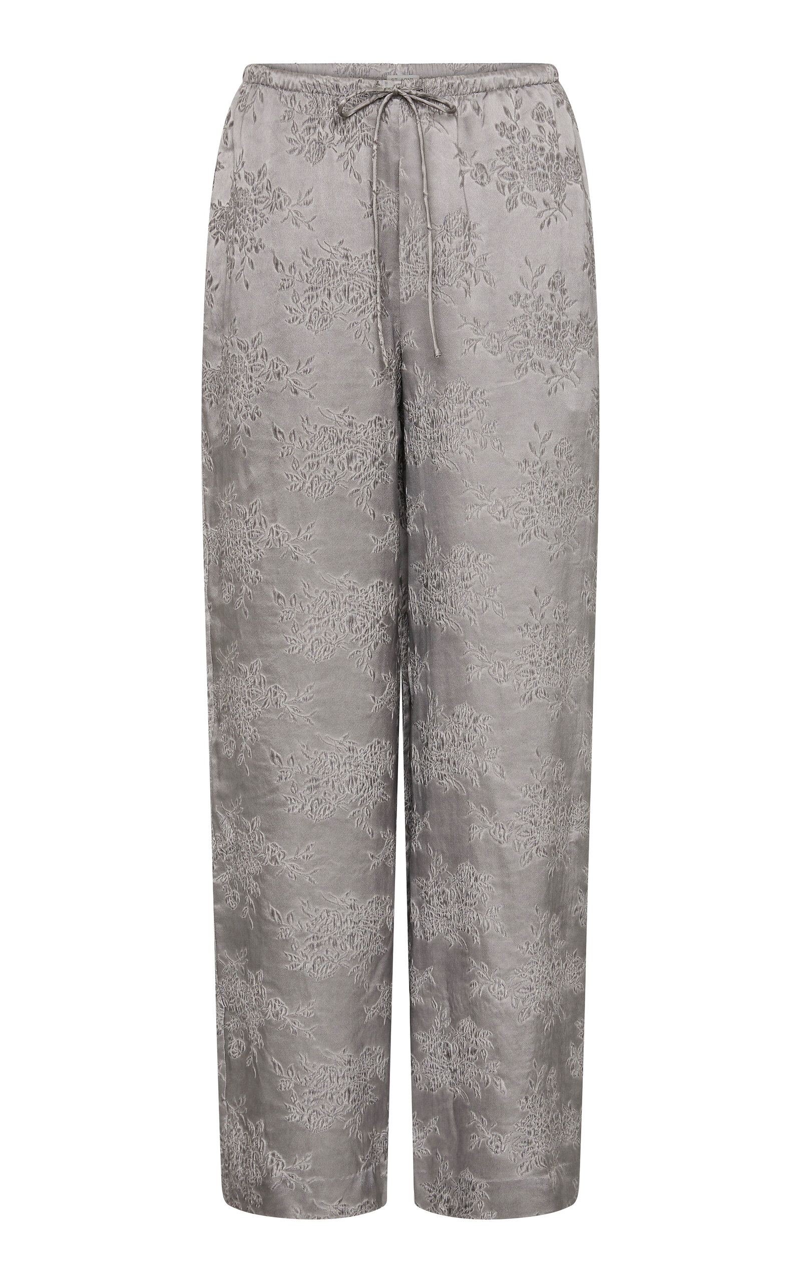 St. Agni Silk-Blend Nouveau Jacquard Everyday Pants - Moda Operandi