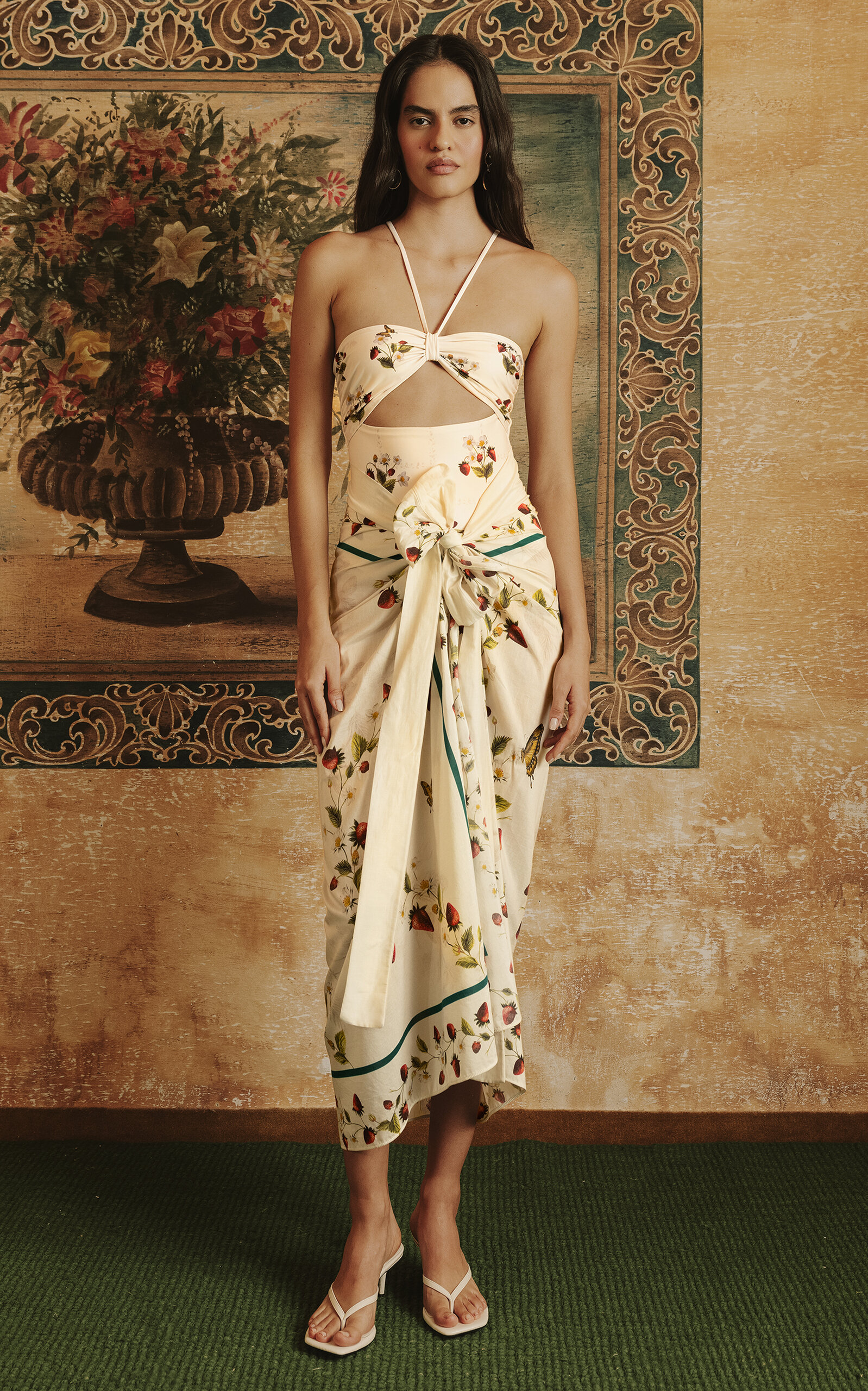 Agua by Agua Bendita Lavanda Midi Pareo - Moda Operandi