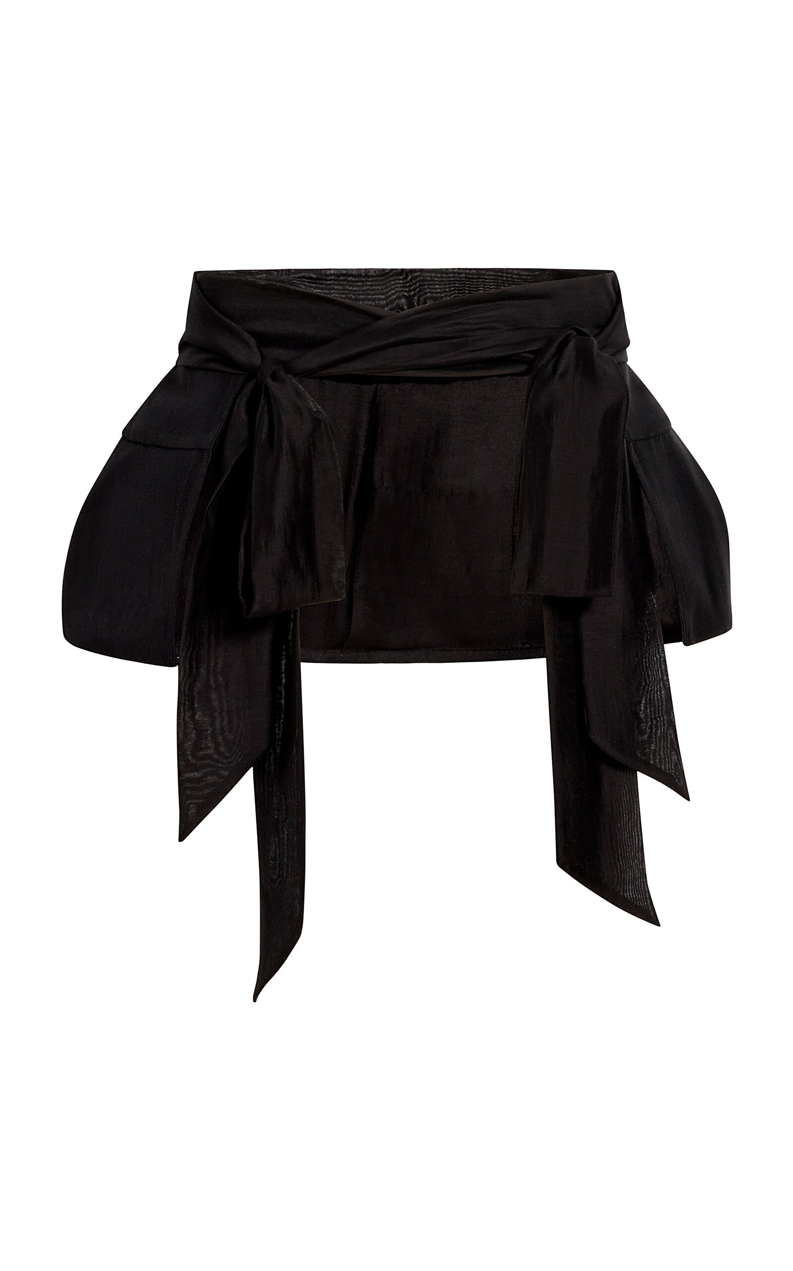 Khaite Magie Tie-detailed Hip Cage In Black