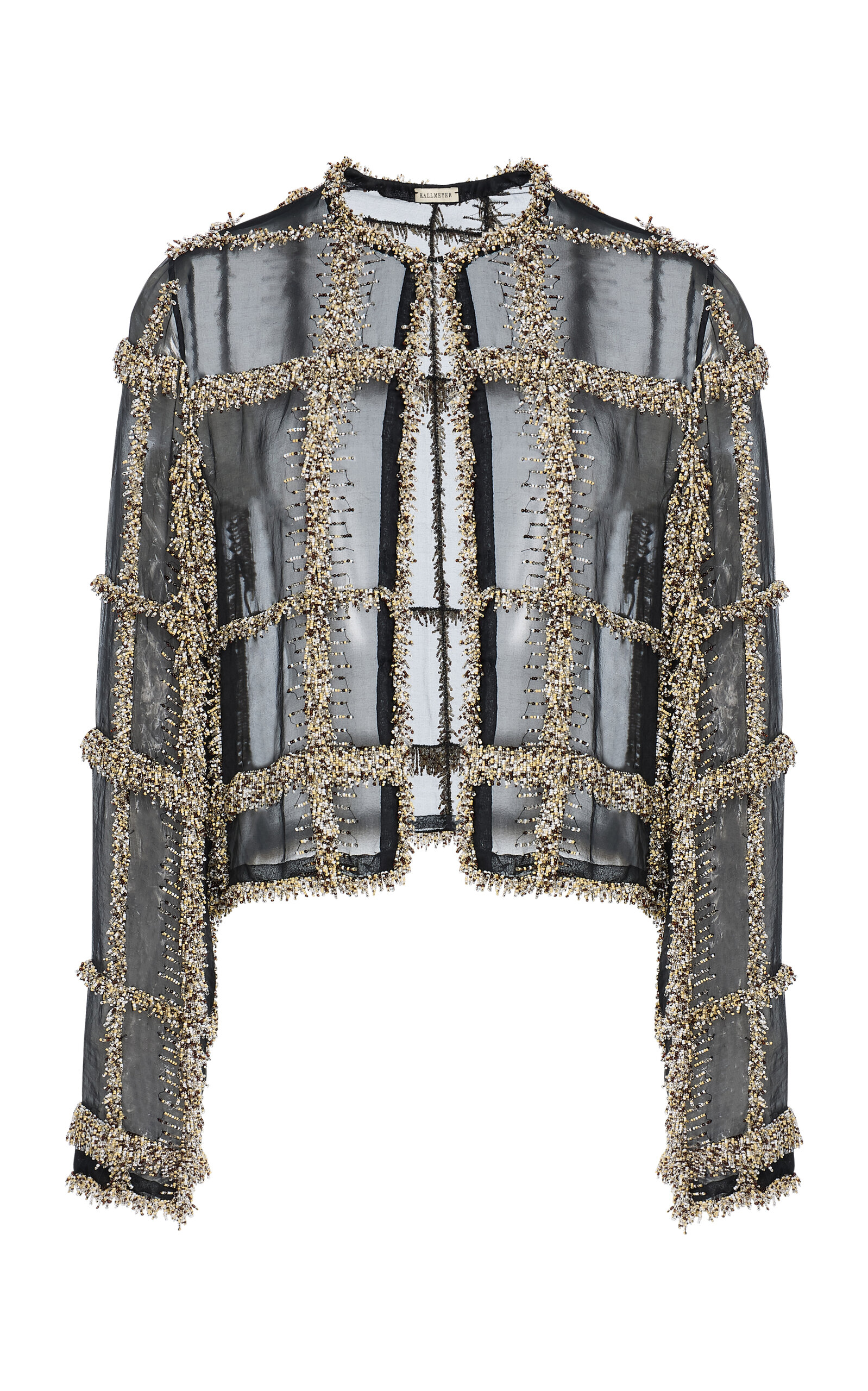 Kallmeyer Erika Beaded Jacket In Black