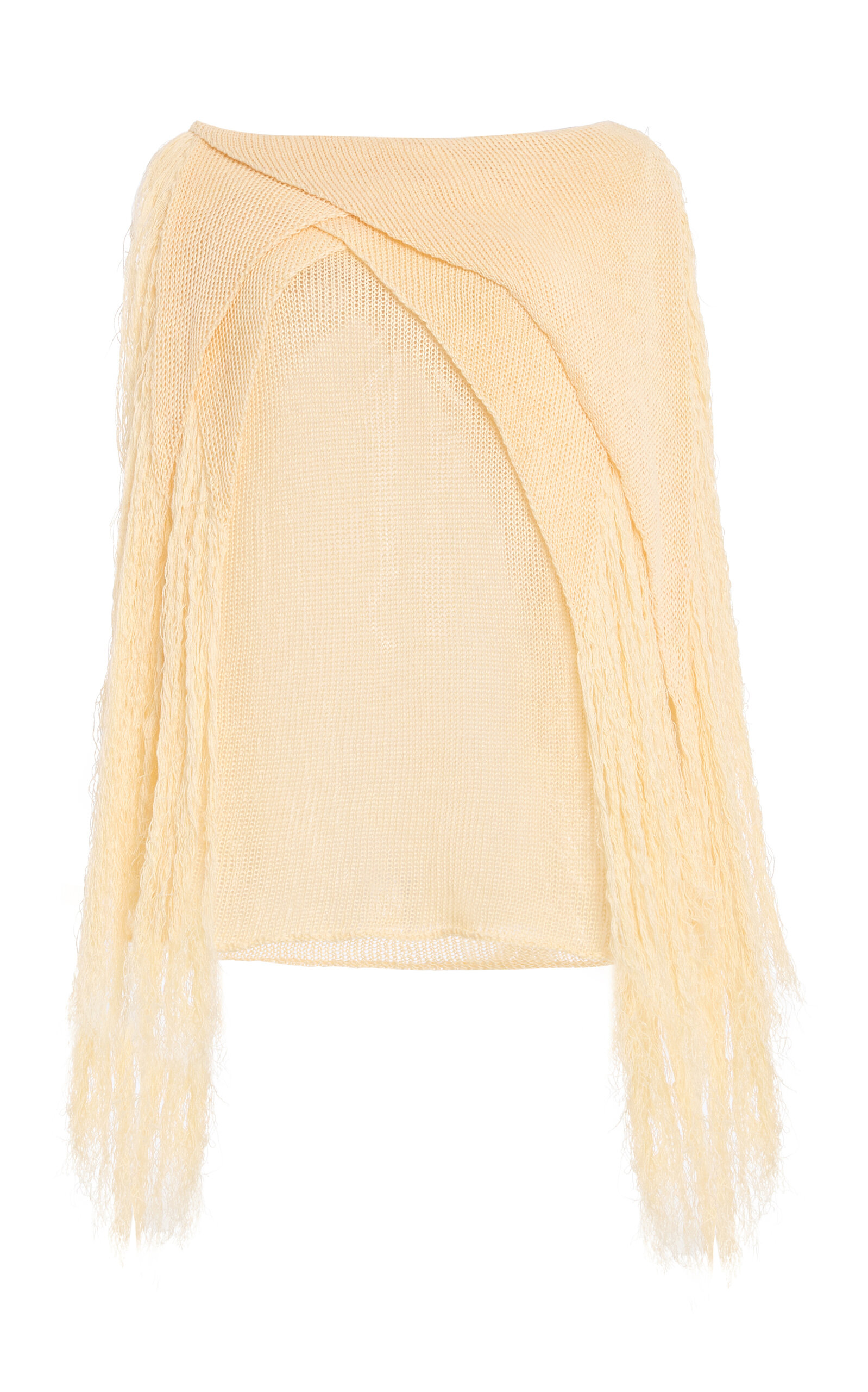Kallmeyer Tama Line Poncho Top In Brown