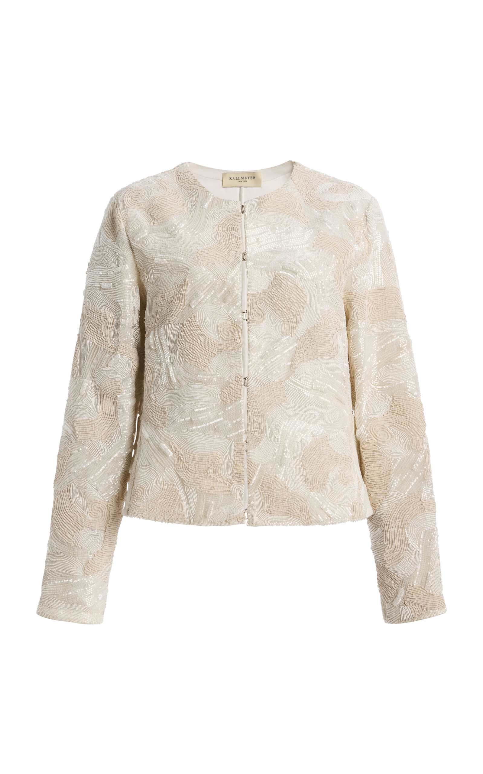 Kallmeyer Tillie Textured Blazer In Off-white