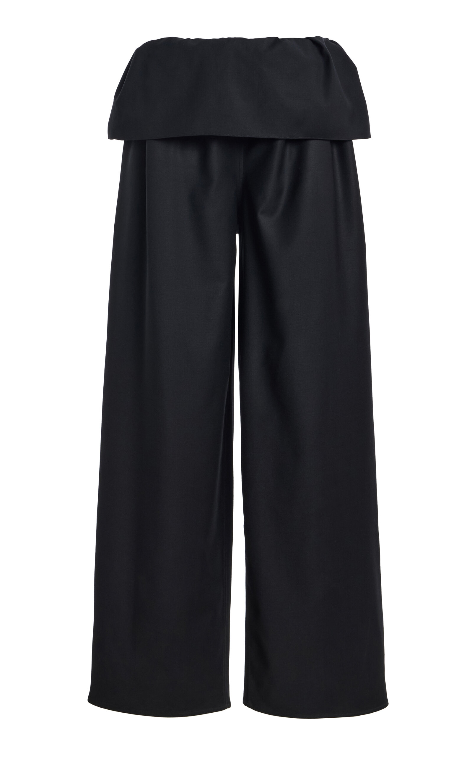 Kallmeyer Morgan Fisherman Wool-blend Pants In Black