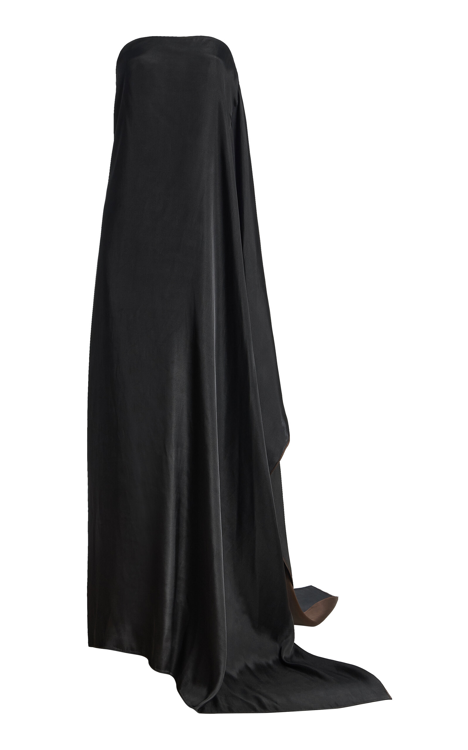 Kallmeyer Evelyn Train Maxi Dress In Black