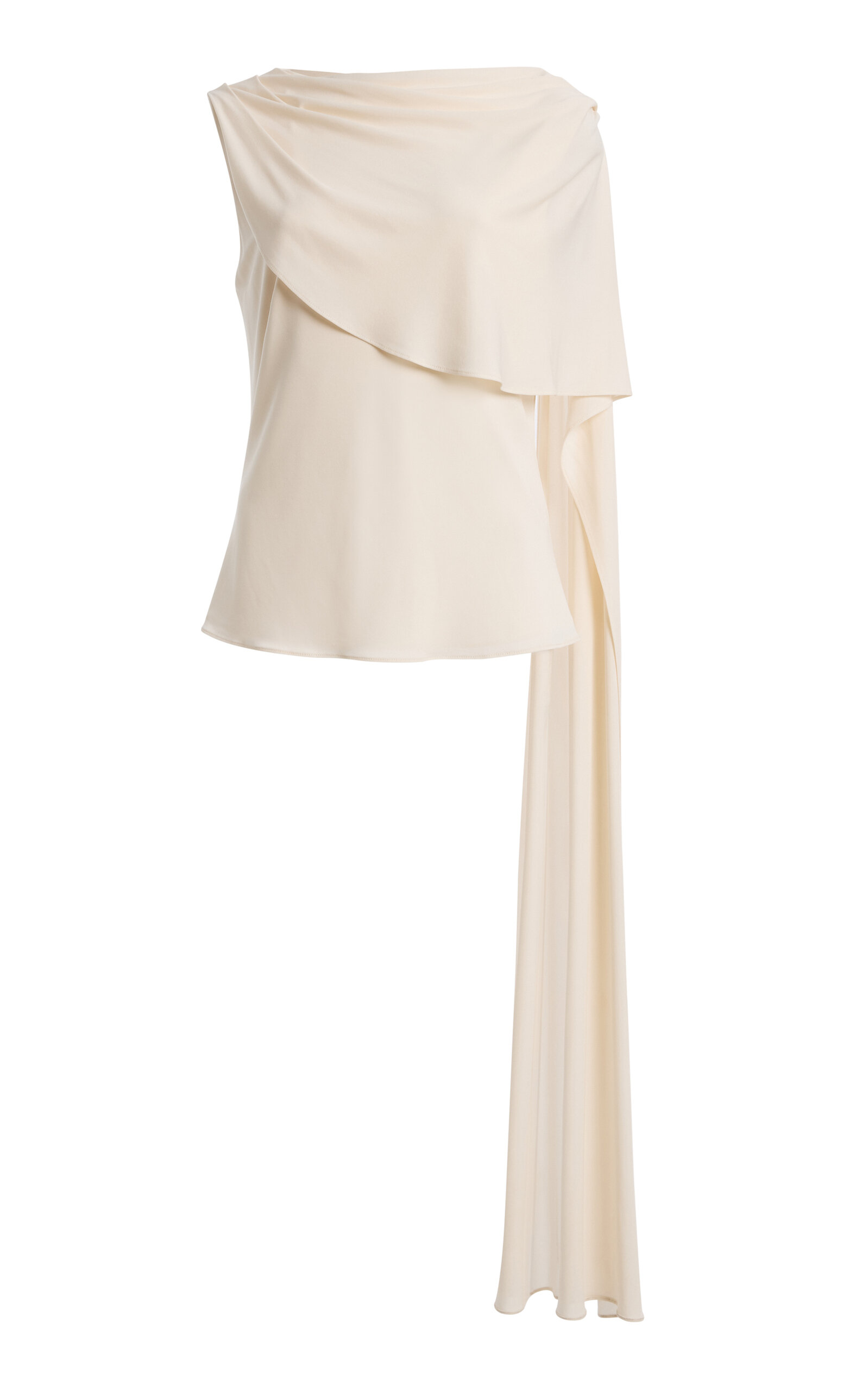 Kallmeyer Helga Asymmetrical Scarf Top In Multi
