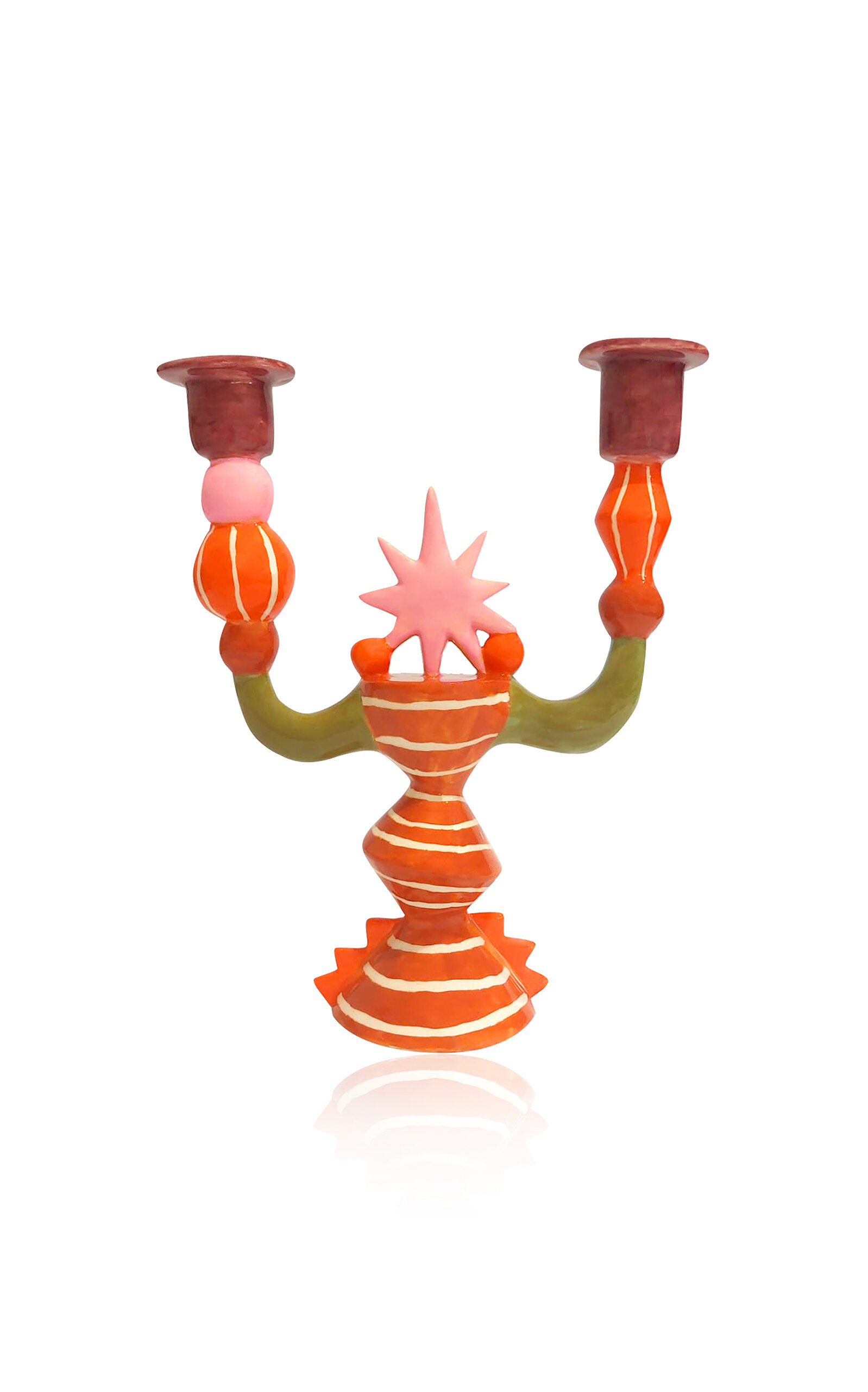 Laetitia Rouget - Stellar Constelation 2 Arms Candleholder - Multi