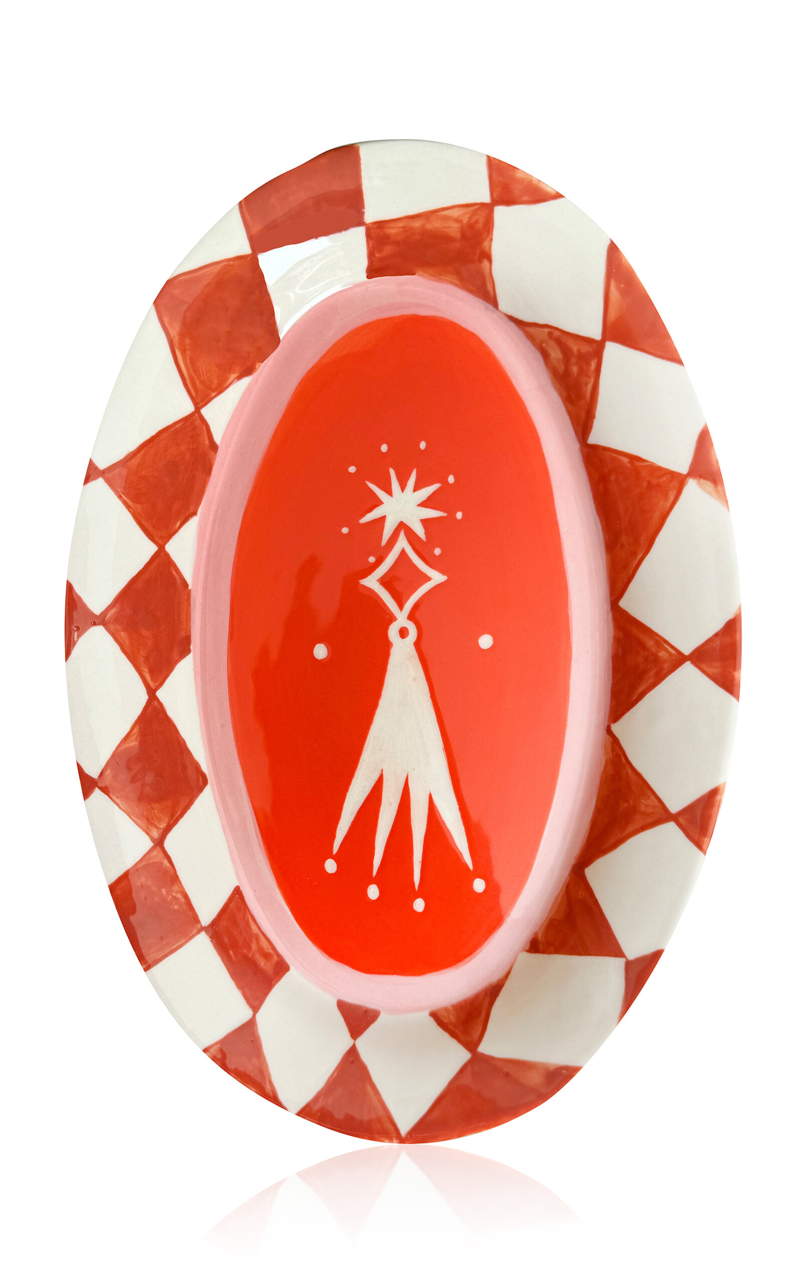 Laetitia Rouget - Shooting Star Medium Oval Platter - Multi