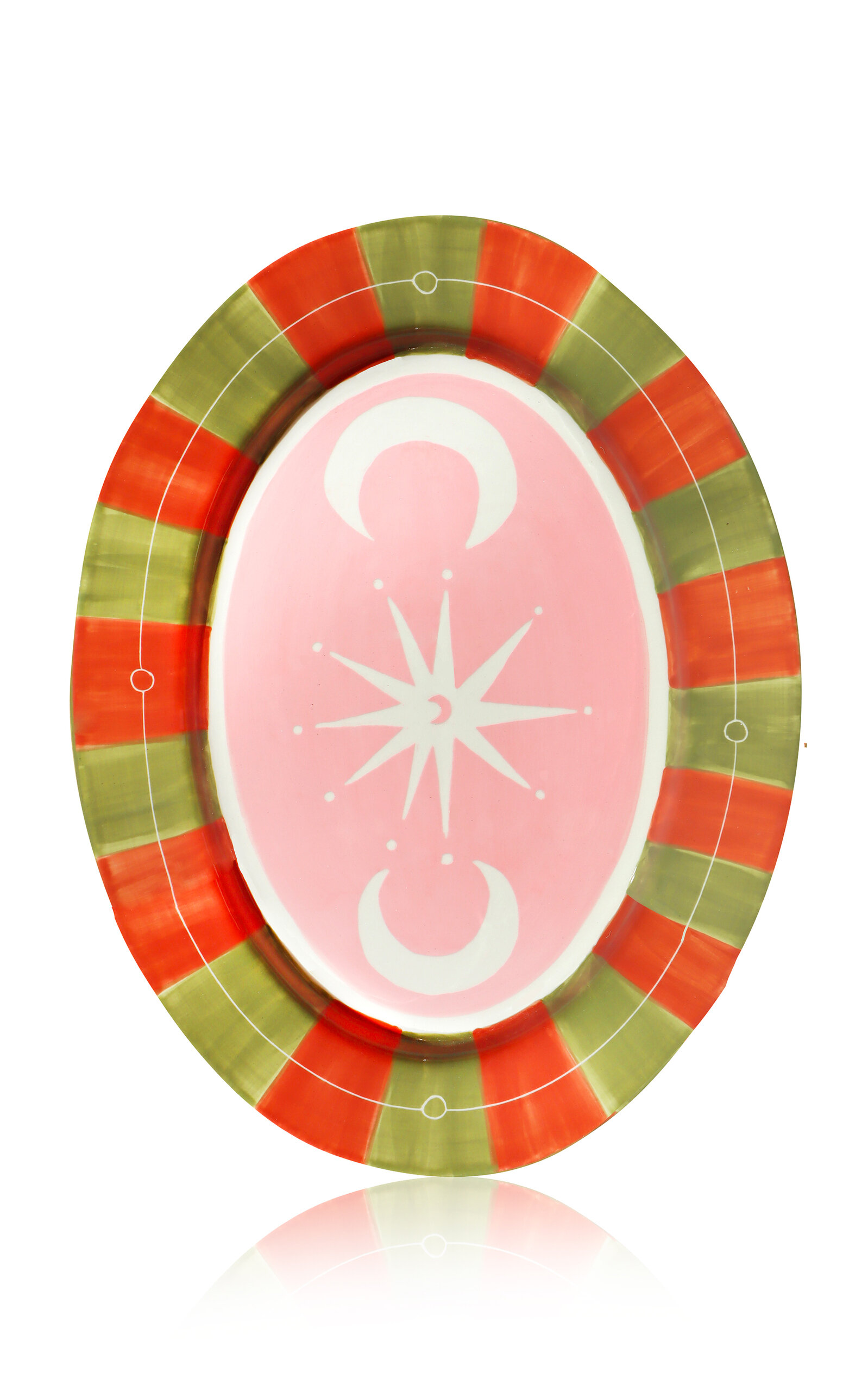 Laetitia Rouget - Cosmic Wander Large Oval Platter - Multi