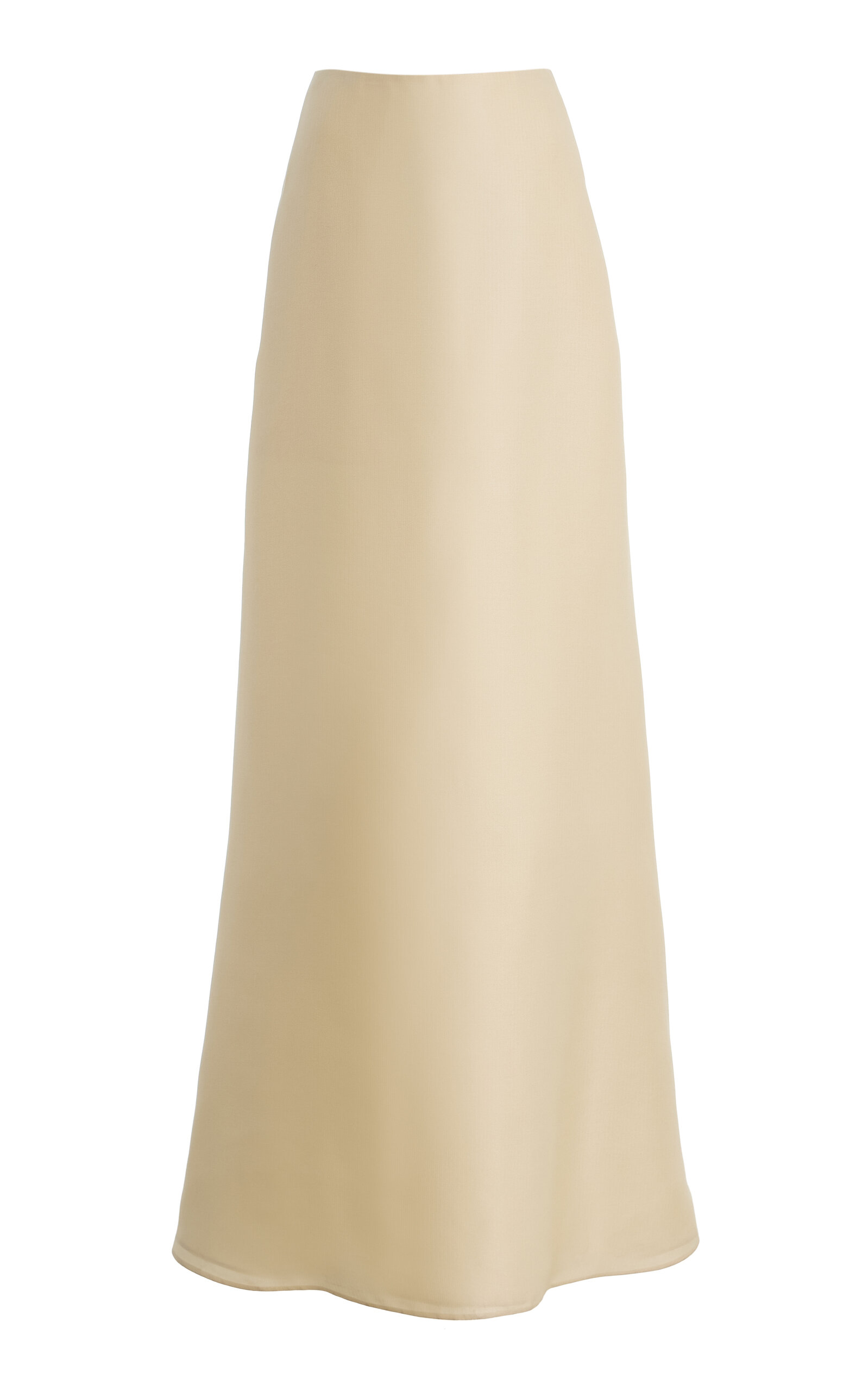 Calvin Klein Collection Noemi Floor-length Silk Maxi Skirt In Neutral