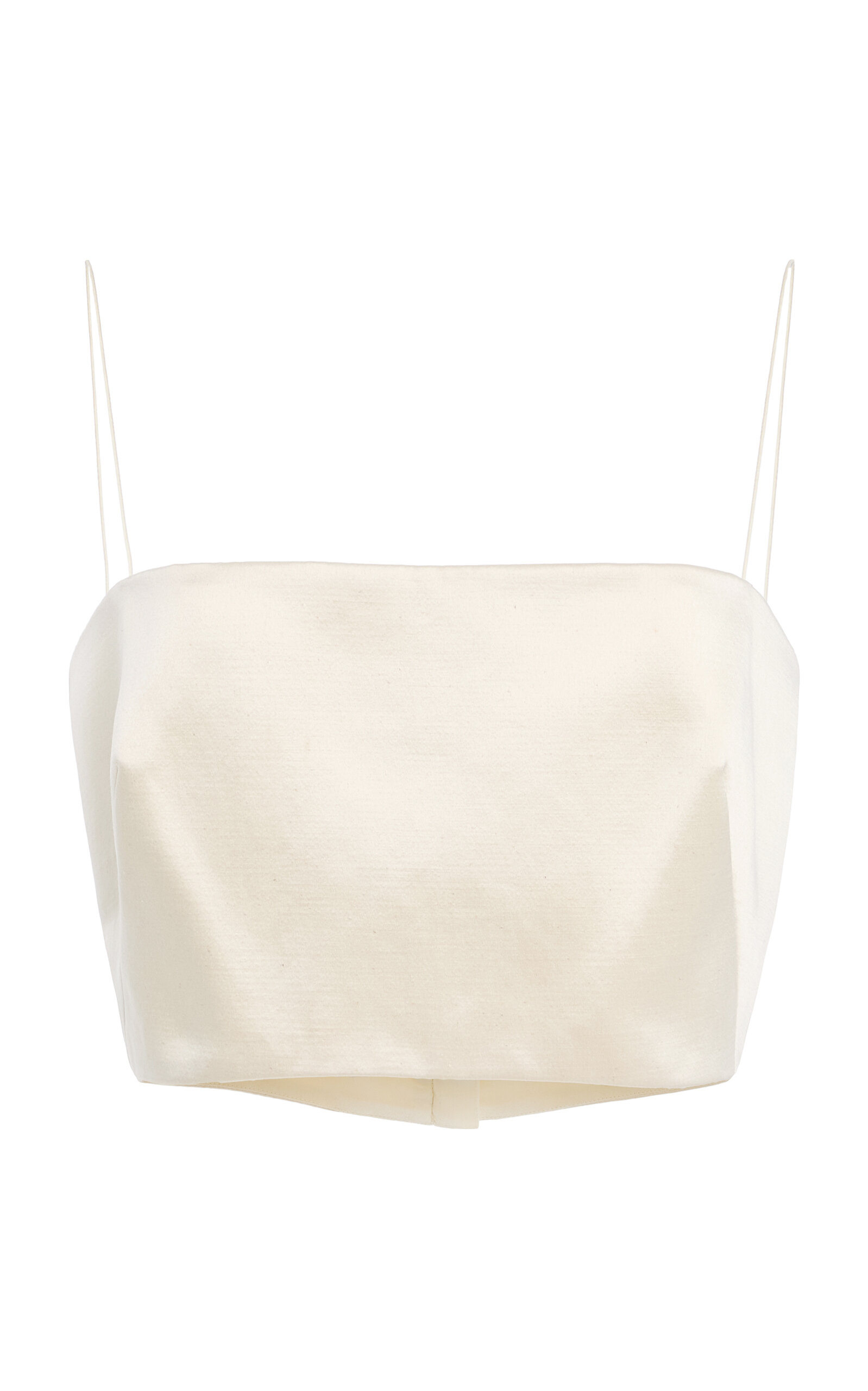 Calvin Klein Collection Prairie Cropped Top In White