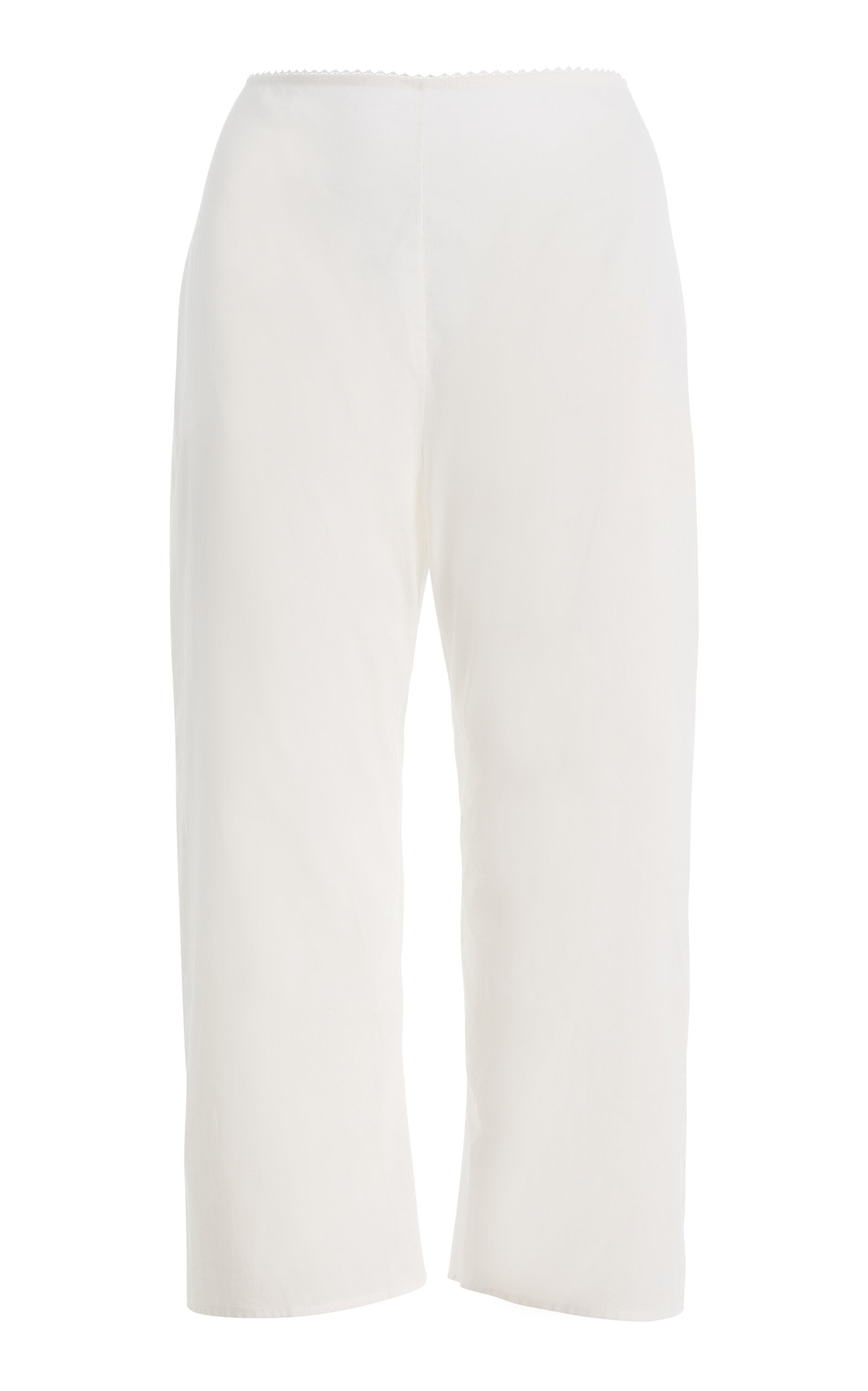 Colleen Allen Cotton Voile Capri In White