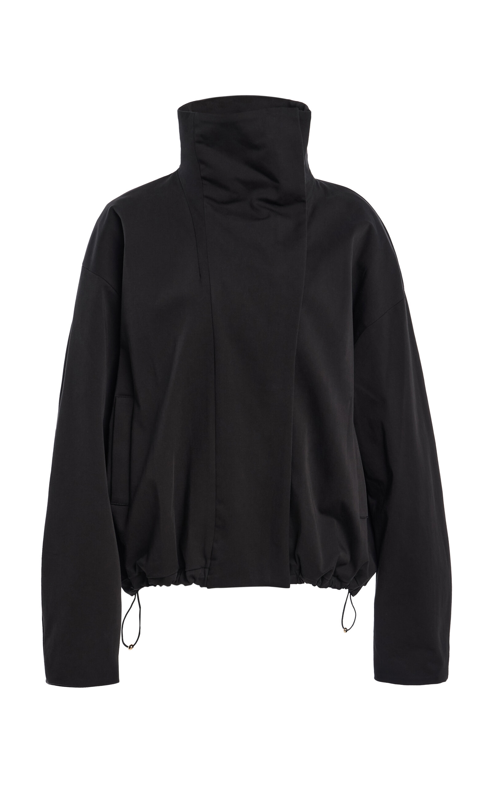 Ashlyn Dana Cotton Jacket In Black