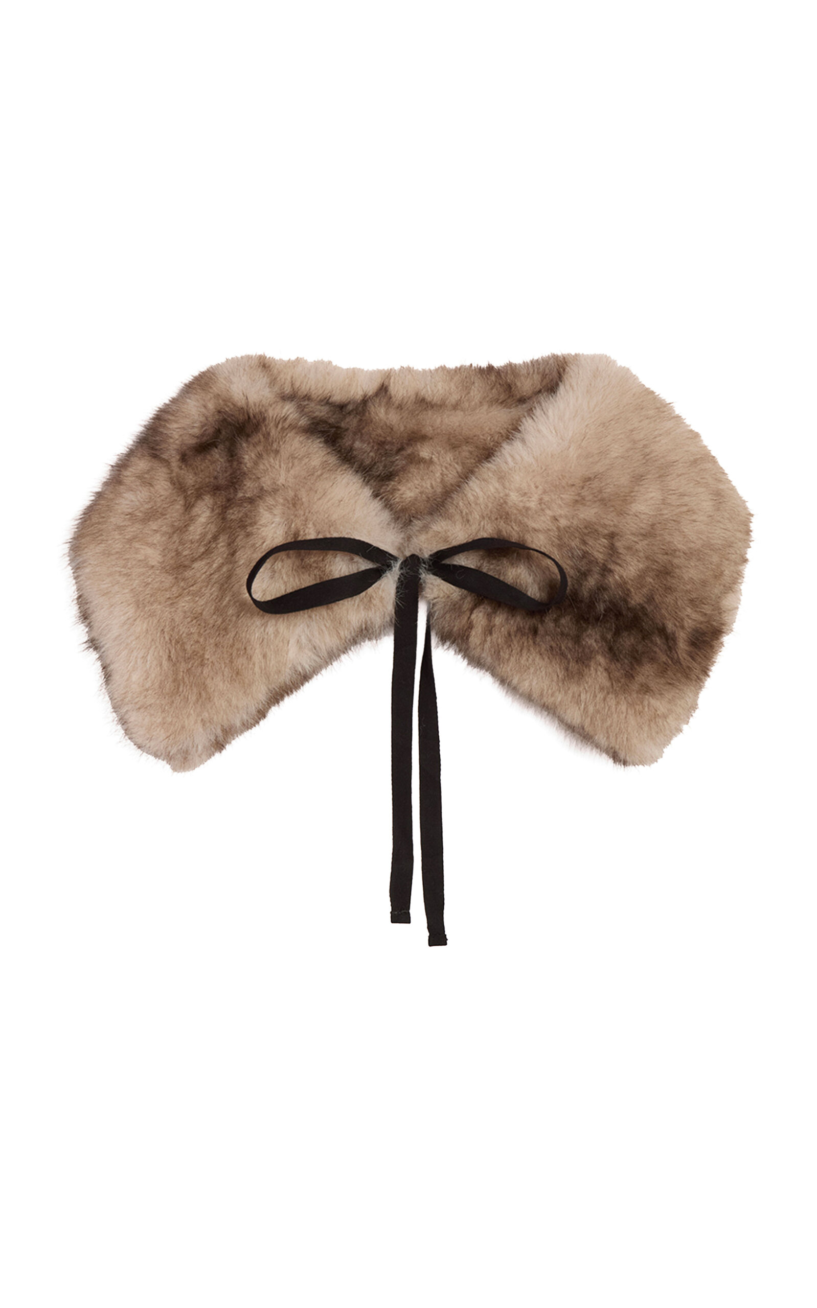 Apparis Eliza Faux Mink Fur Collar - Moda Operandi