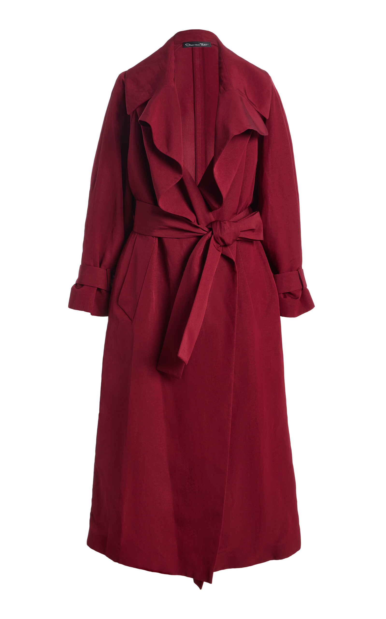 Oscar De La Renta Drapey Trench Coat - Moda Operandi