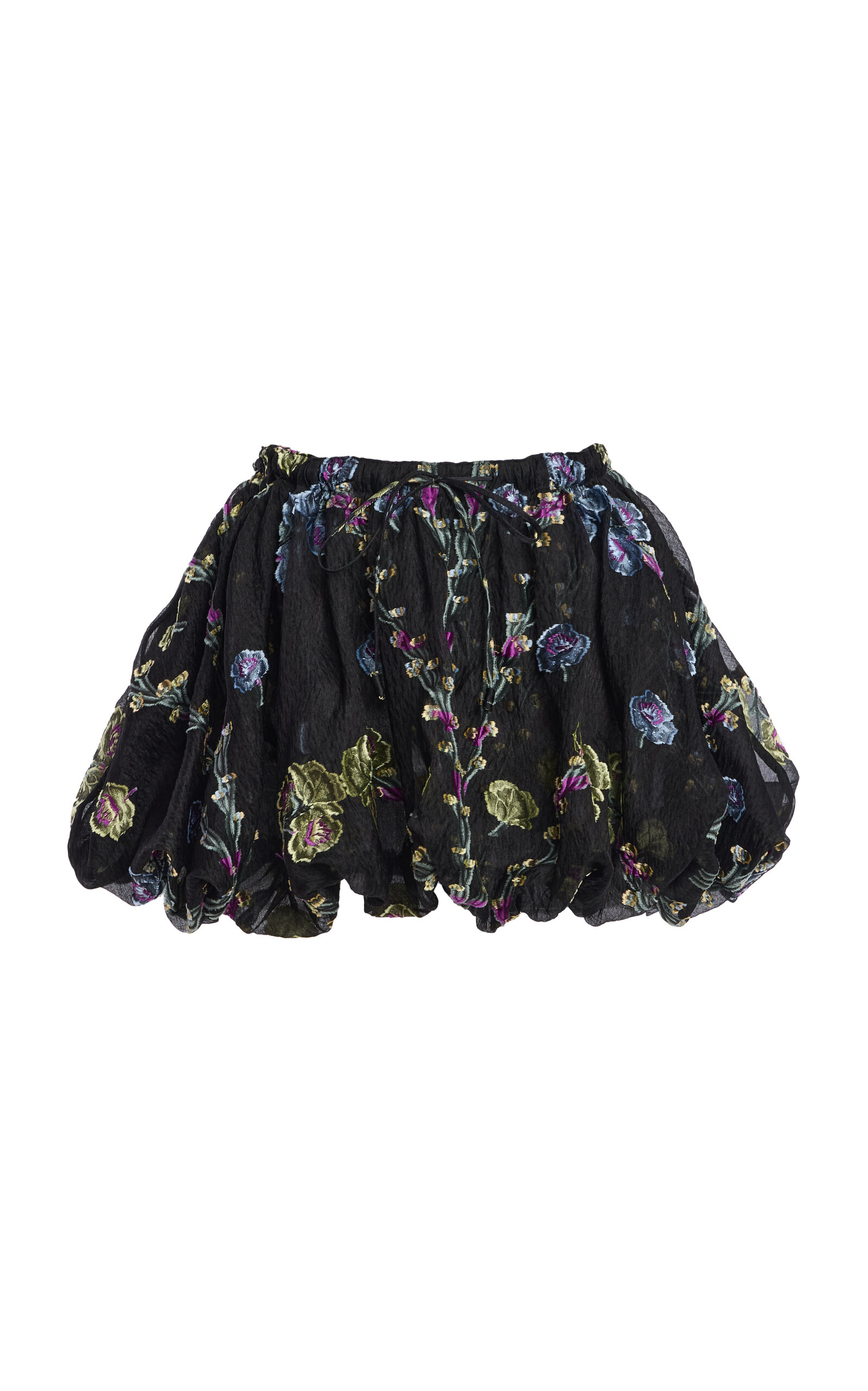 Ulla Johnson Maeve Silk-Blend Bubble Mini Skirt - Moda Operandi