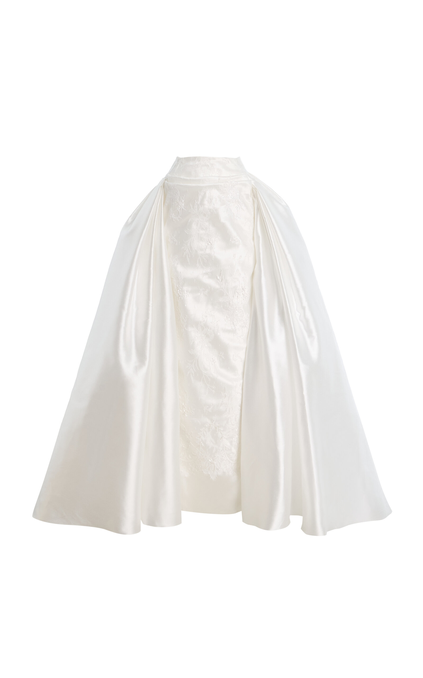 Wiederhoeft Stargazer Draped Silk-Mikado Ball Skirt - Moda Operandi