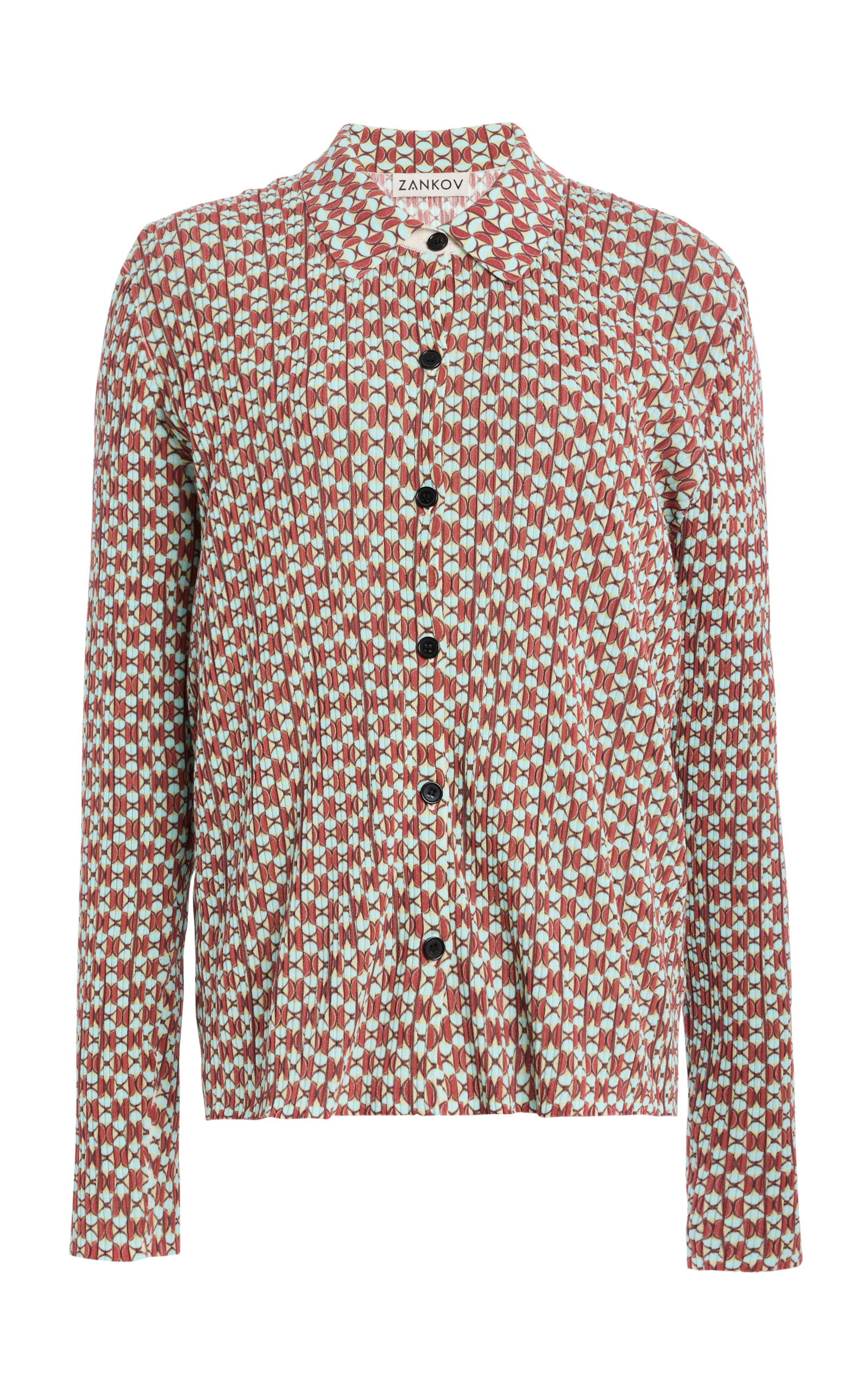 Zankov Jimmy Micro Sequin Top In Multi