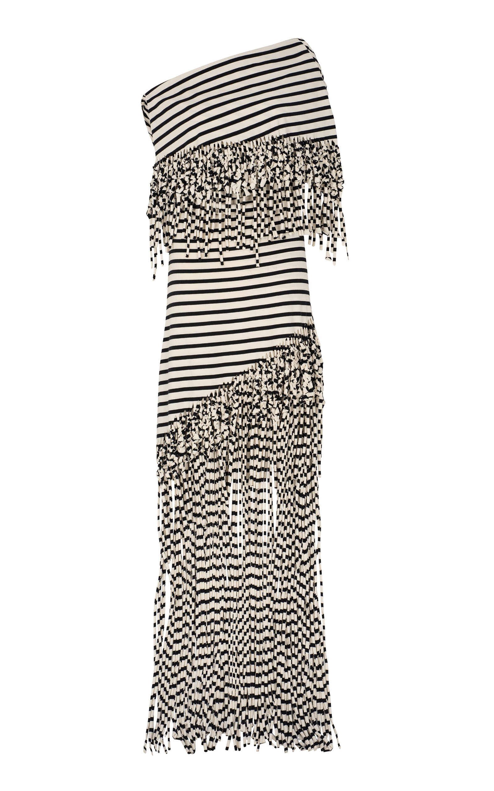 Off-Shoulder Cotton Maxi Dress
