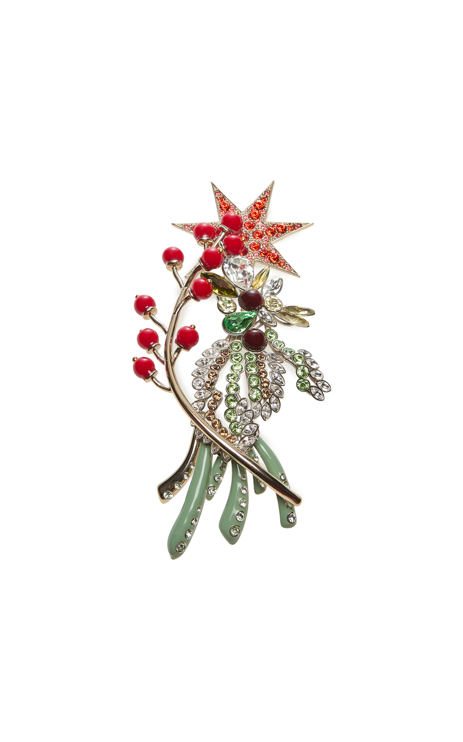 Dries Van Noten Floral Brooch - Moda Operandi