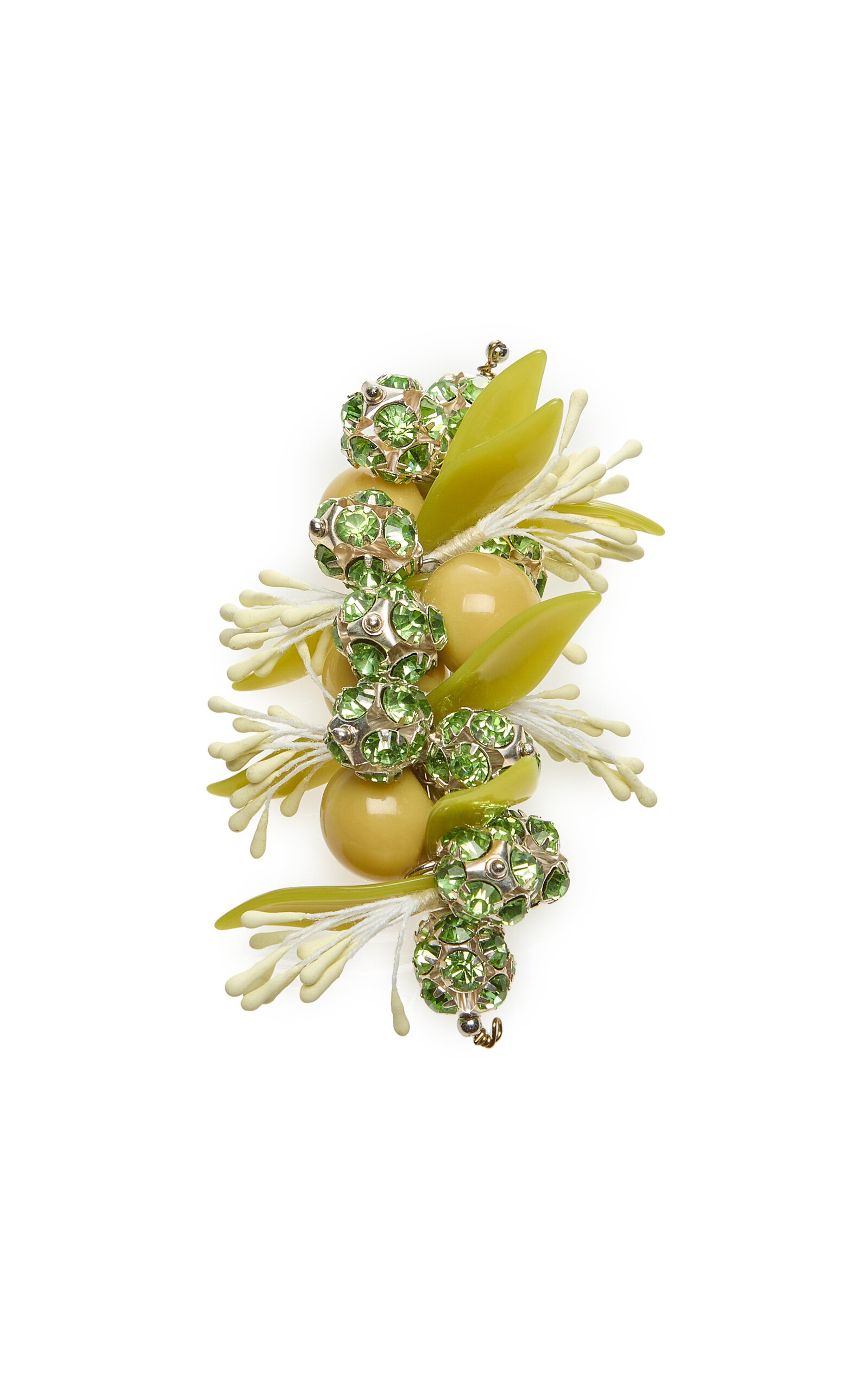 Dries Van Noten Green Brooch - Moda Operandi
