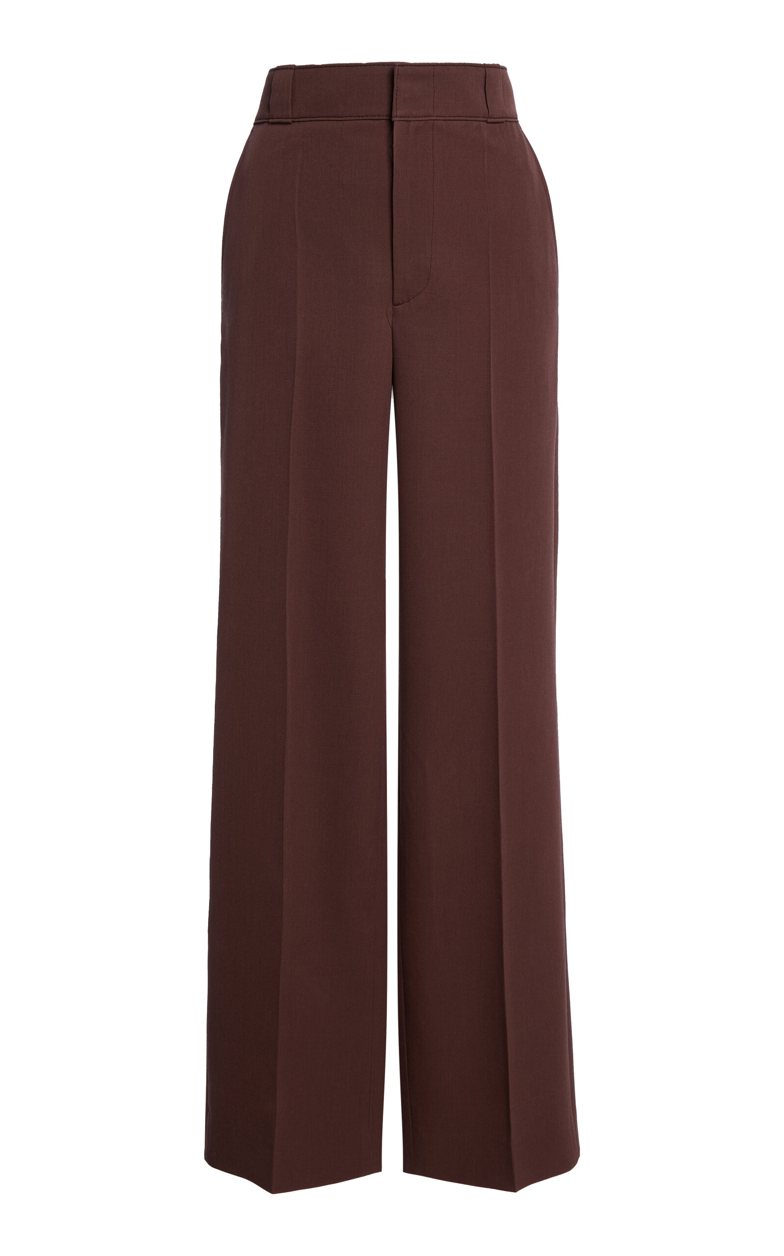 Low-Rise Straight-Leg Pants