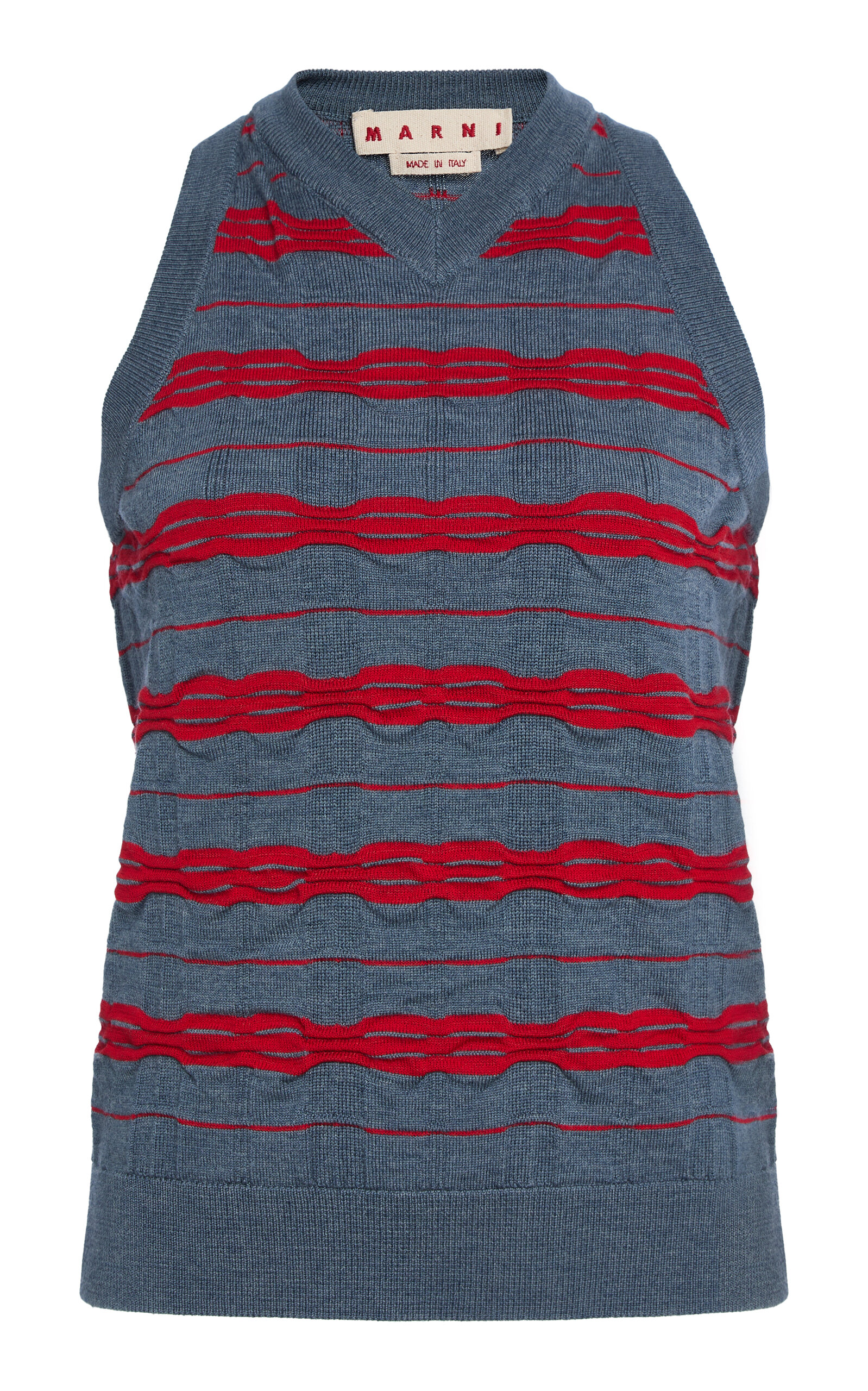 Virgin-Wool Sweater Vest