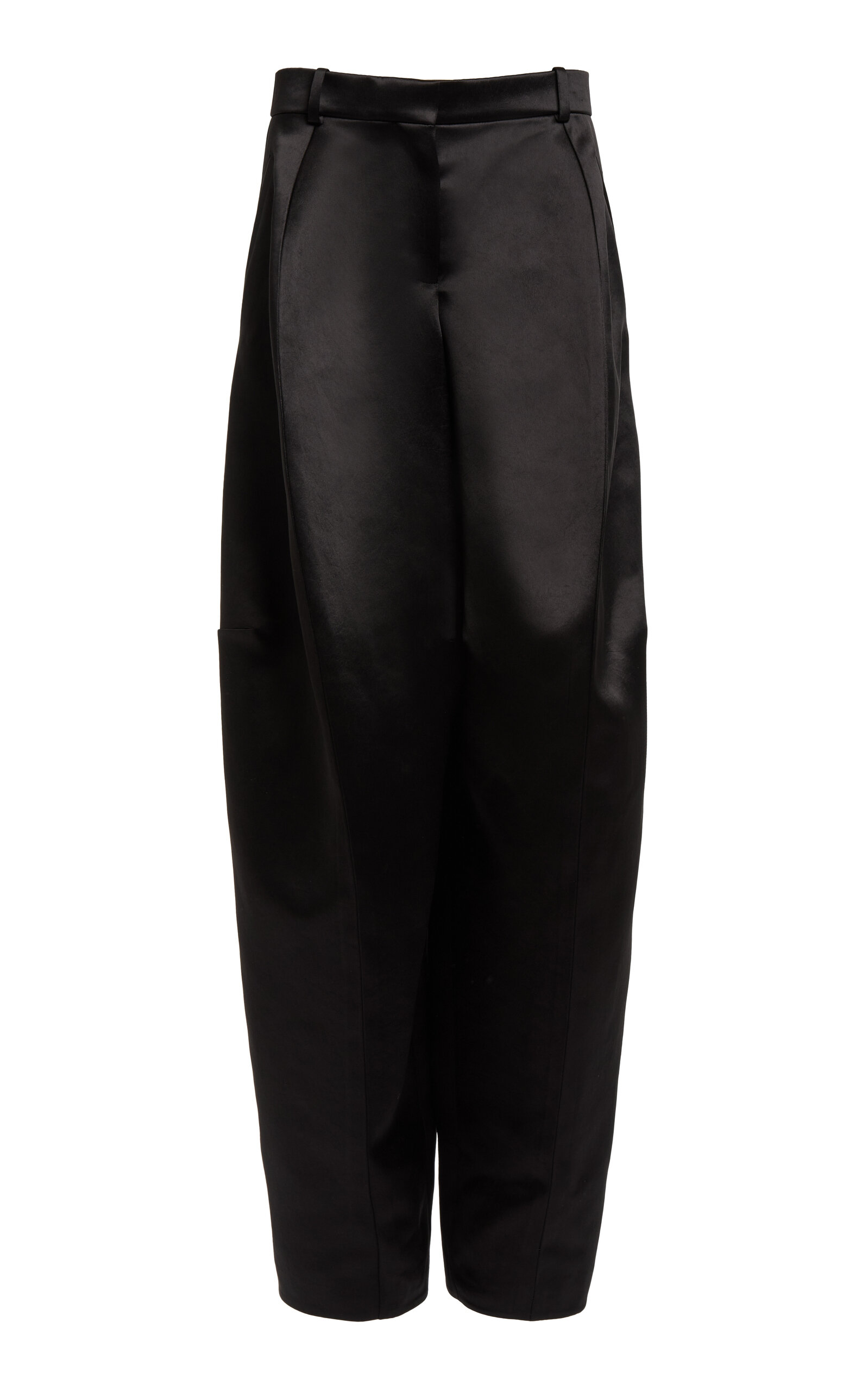 Givenchy Twisted-seam Barrel-leg Pants In Black
