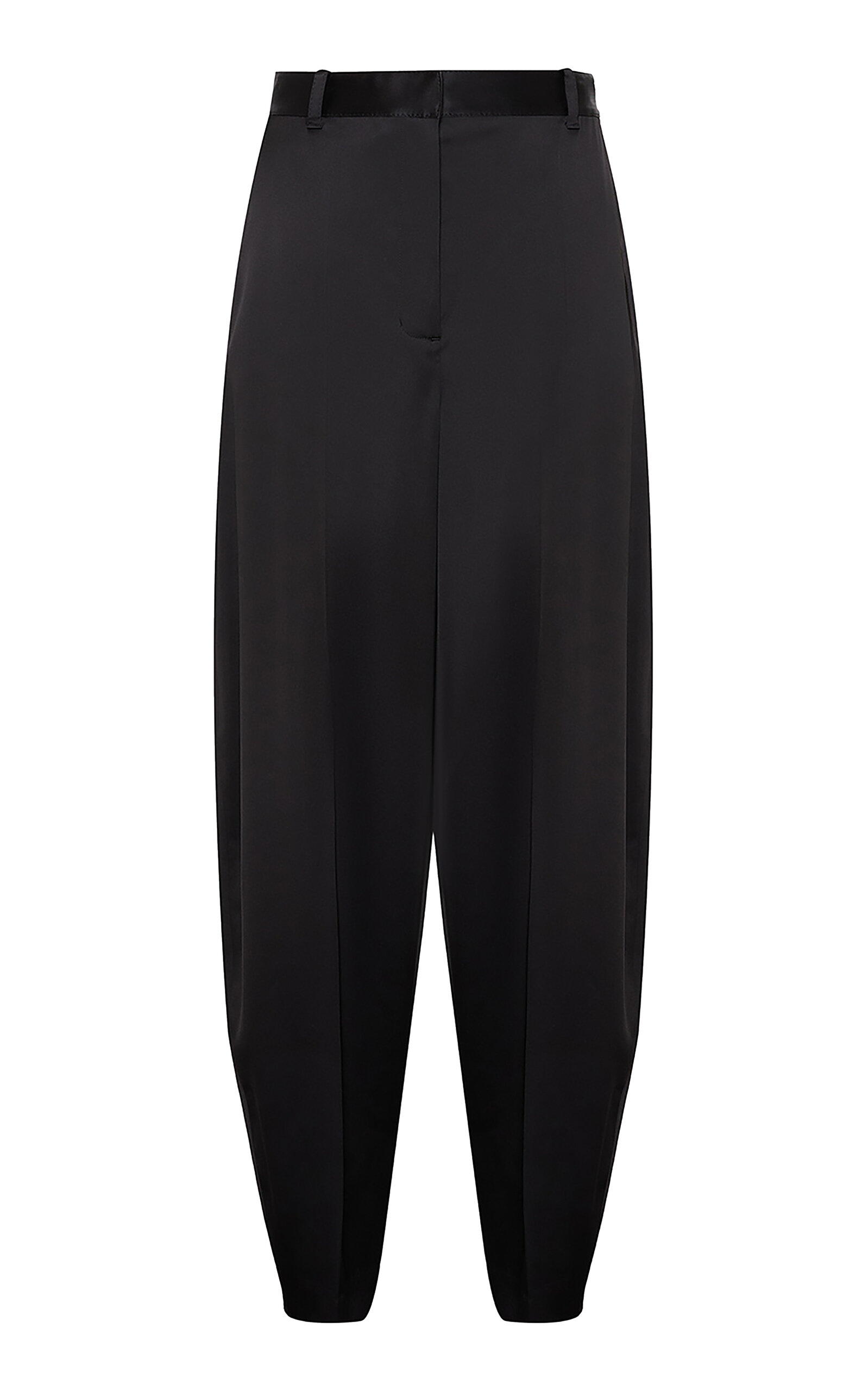Zimmermann Motion Satin Barrel Pants In Black