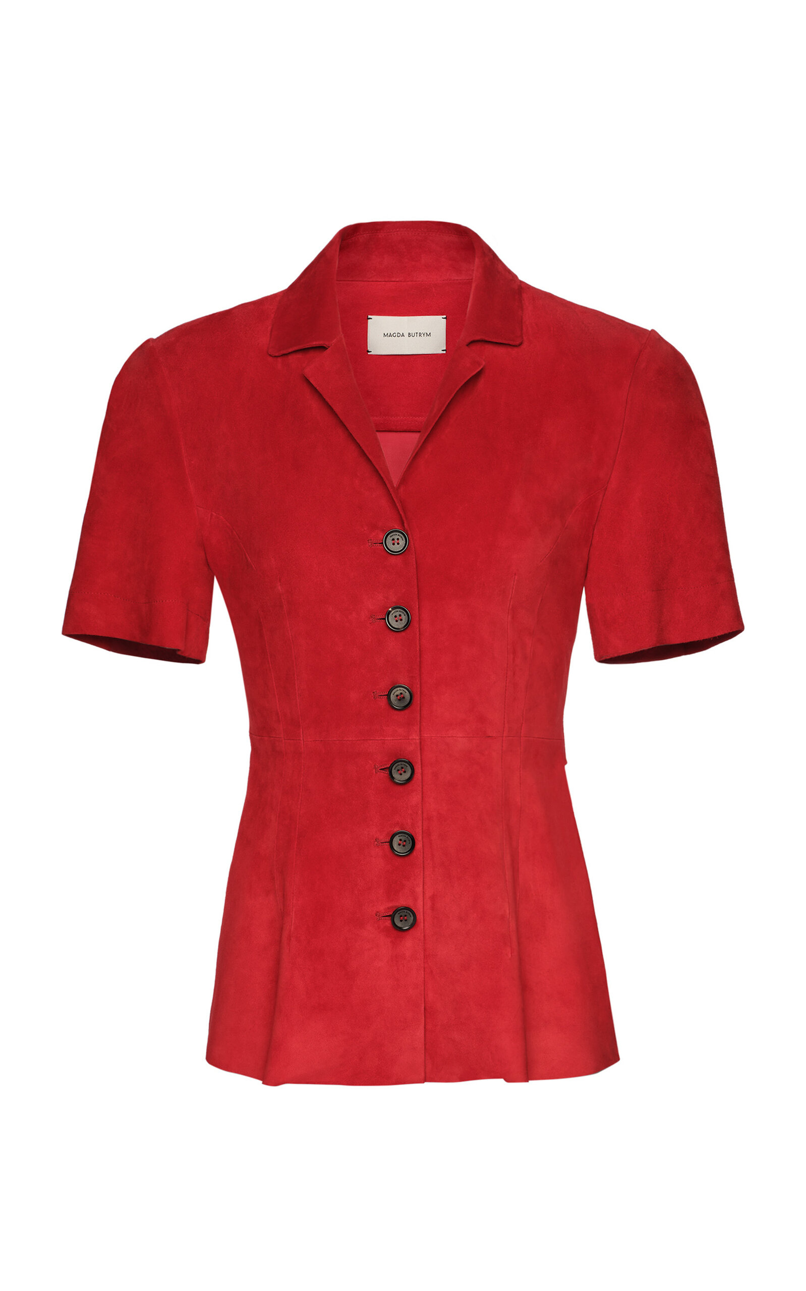 Collared Suede Shirt