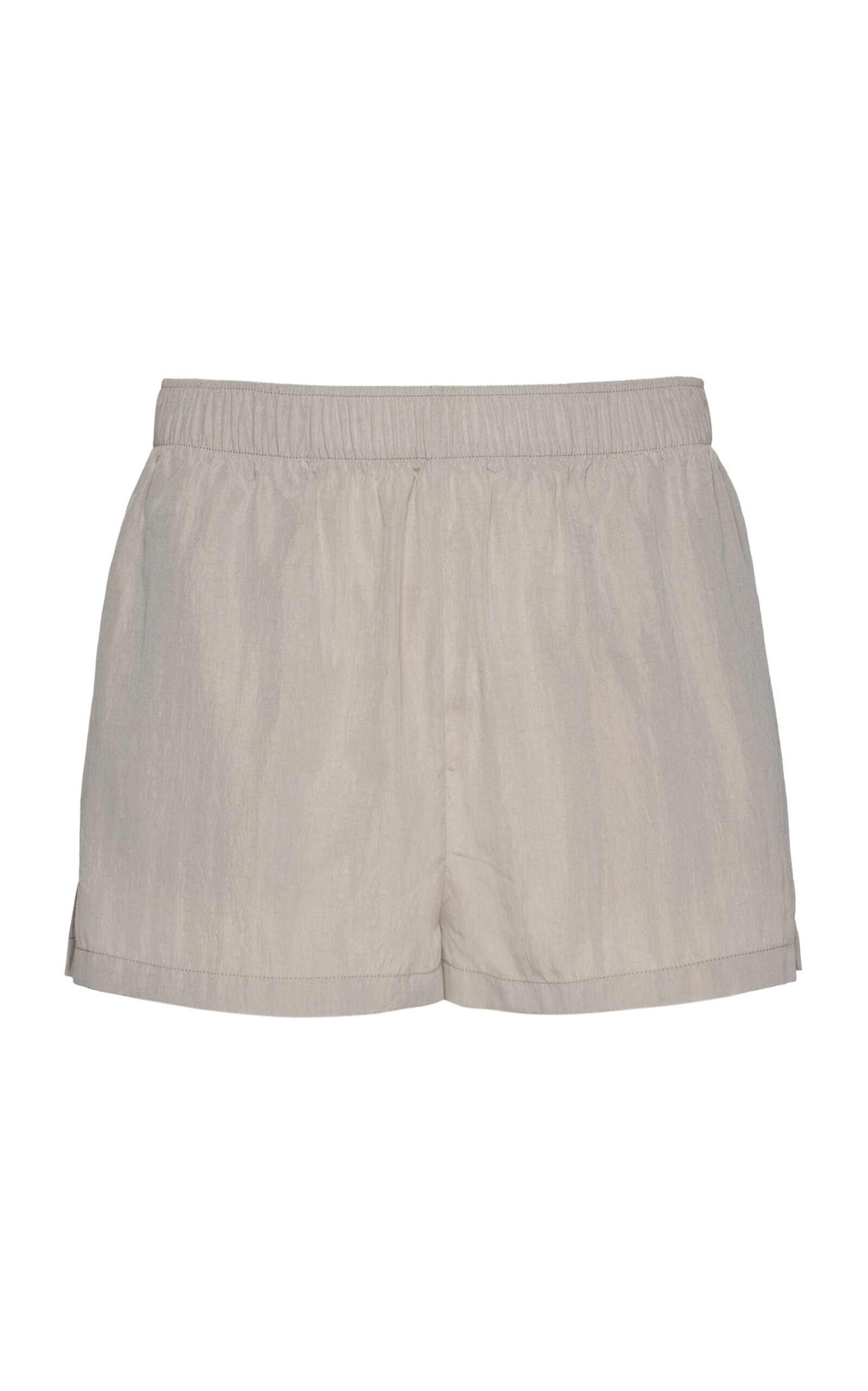 Magda Butrym Mid-Rise Silk-Blend Shorts - Moda Operandi